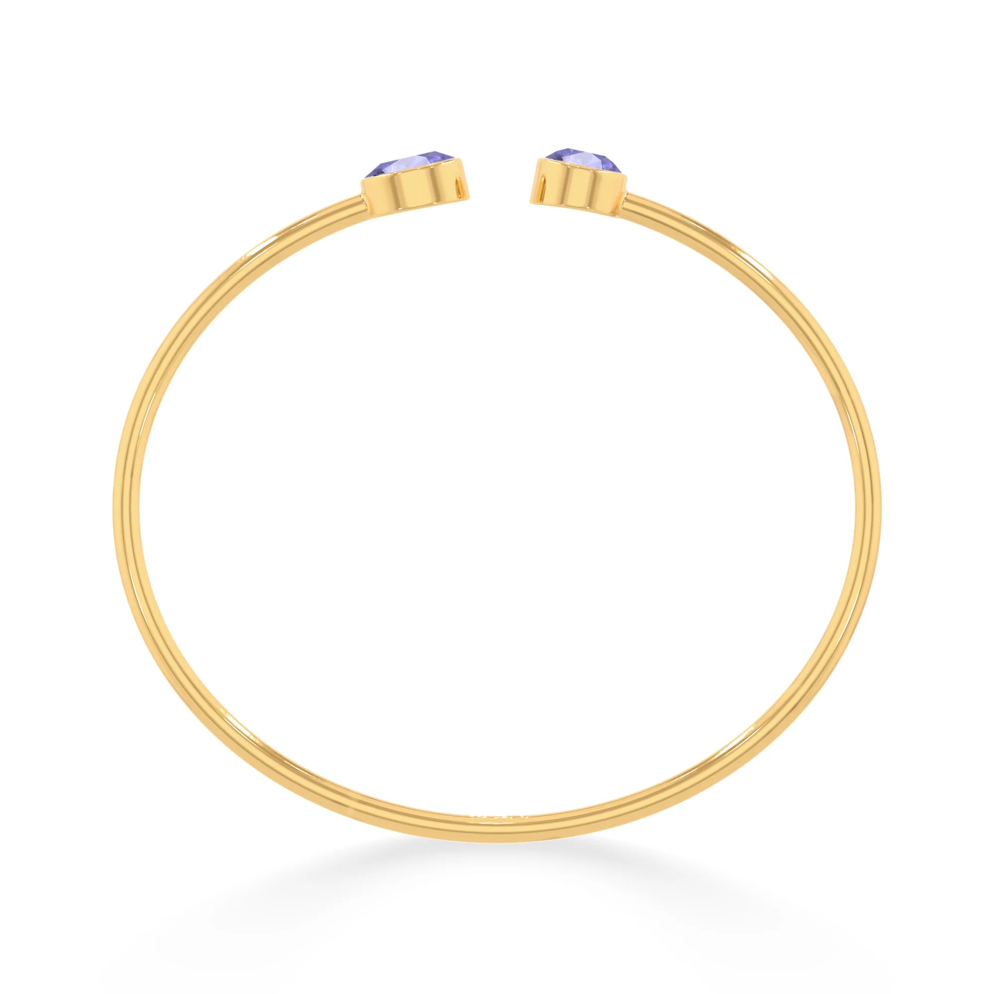 tanzanite cut bracelet
