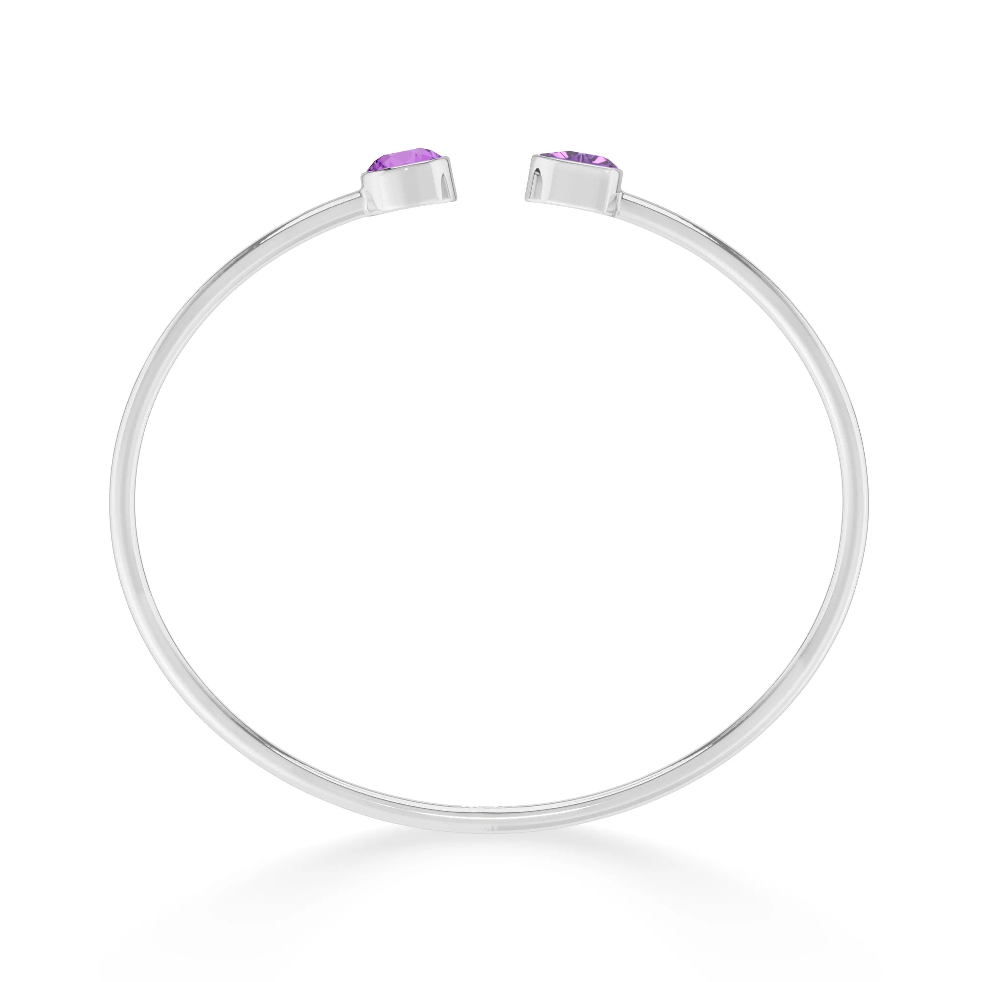 amethyst cut bracelet