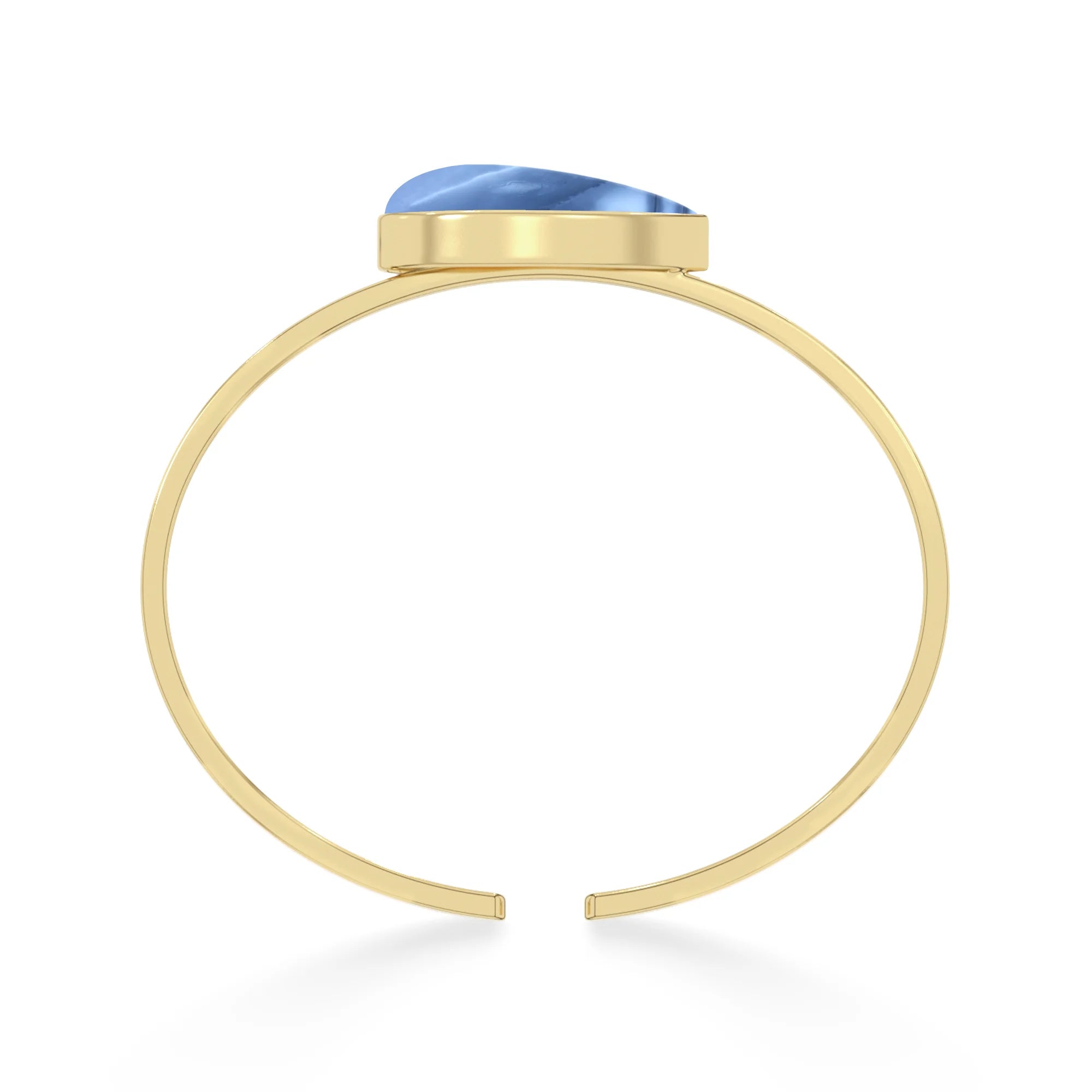 blue opal rough bracelet