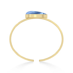 blue opal rough bracelet