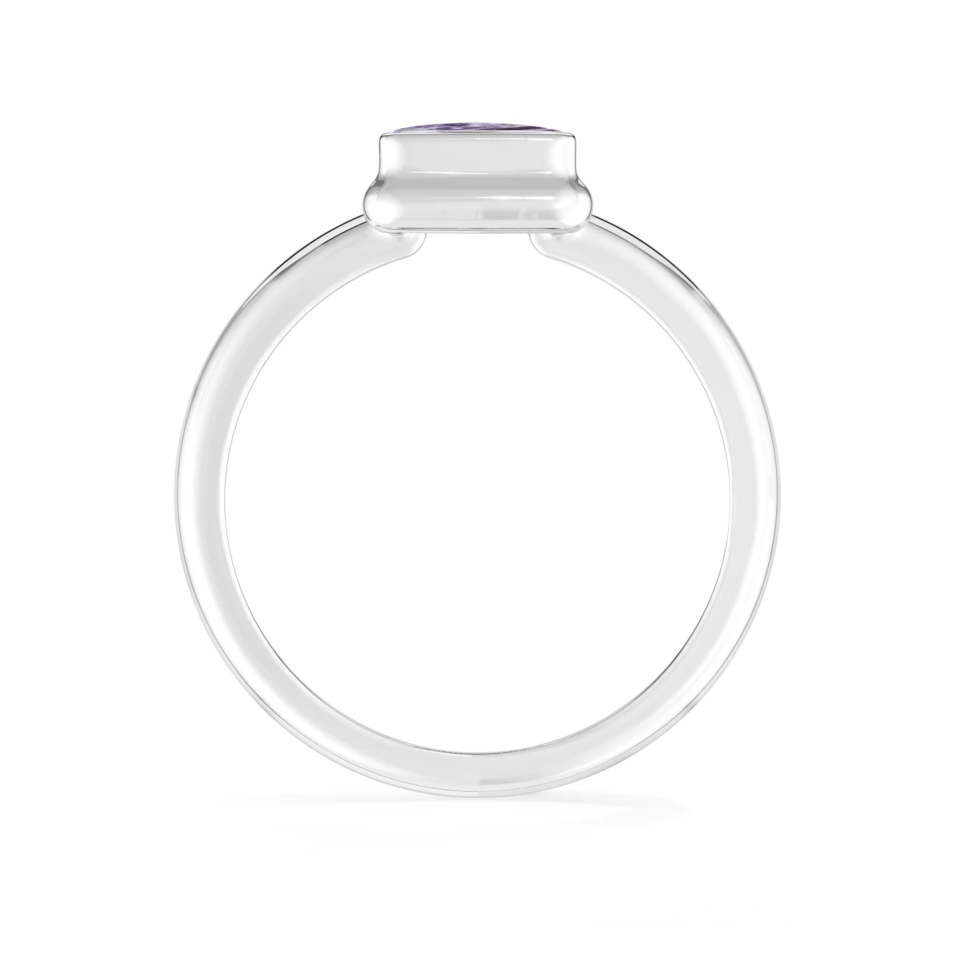 tiffany bezel-set ring