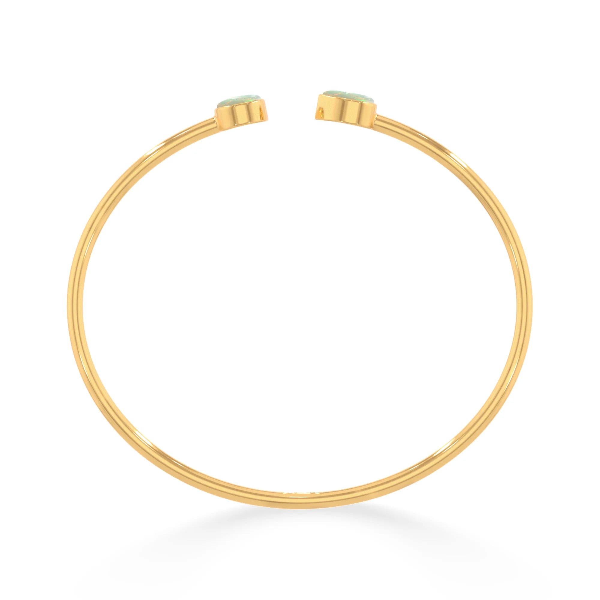 ethiopian opal cab bracelet