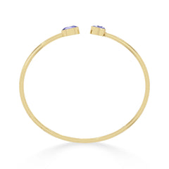 tanzanite cut bracelet