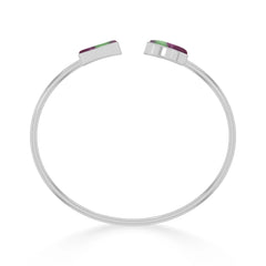 ruby zoisite cab bracelet