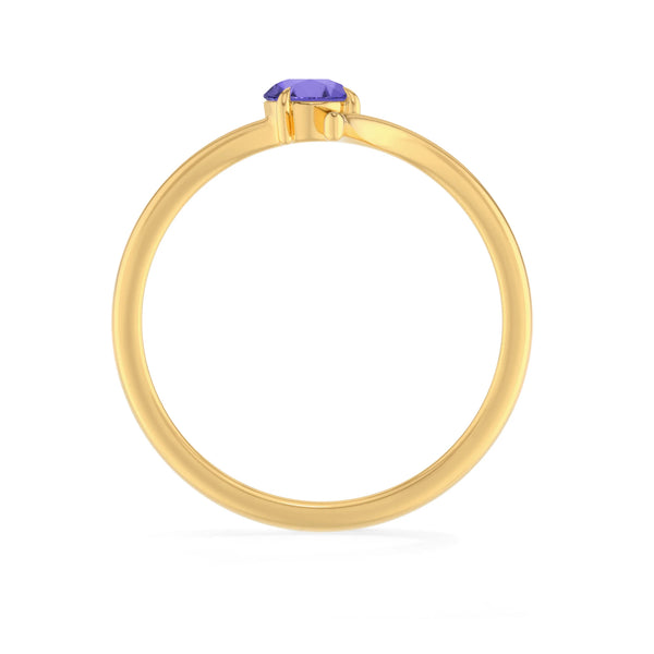 natural rainbow moonstone ring for women in 18k gold vermeil