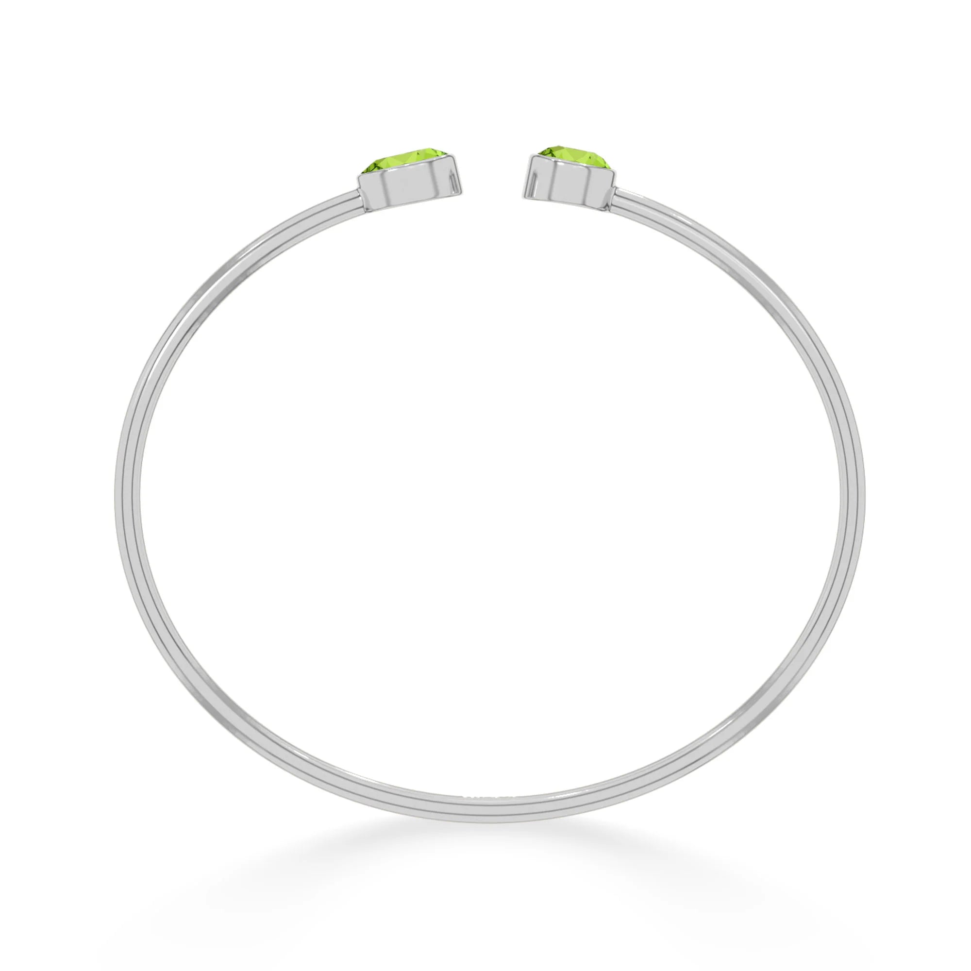 peridot cut bracelet