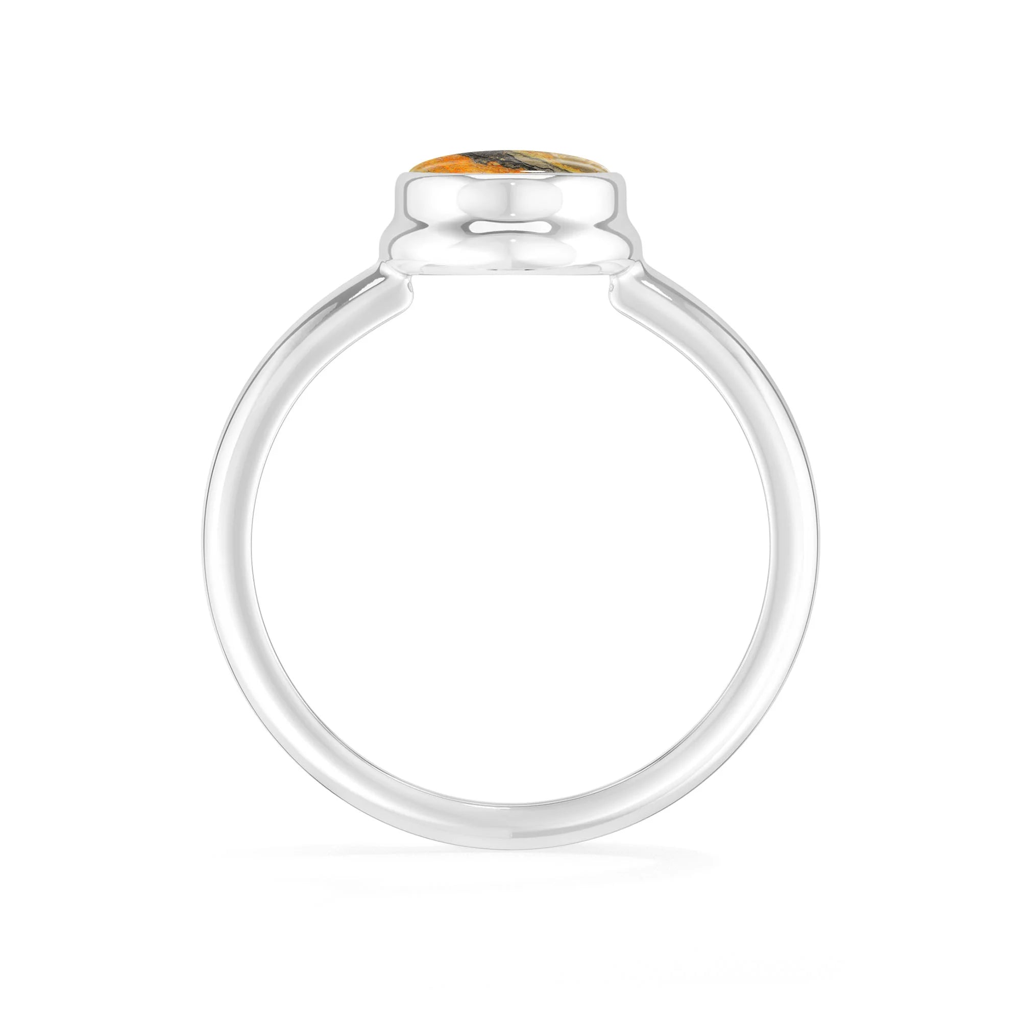 bumble-bee bezel-set ring