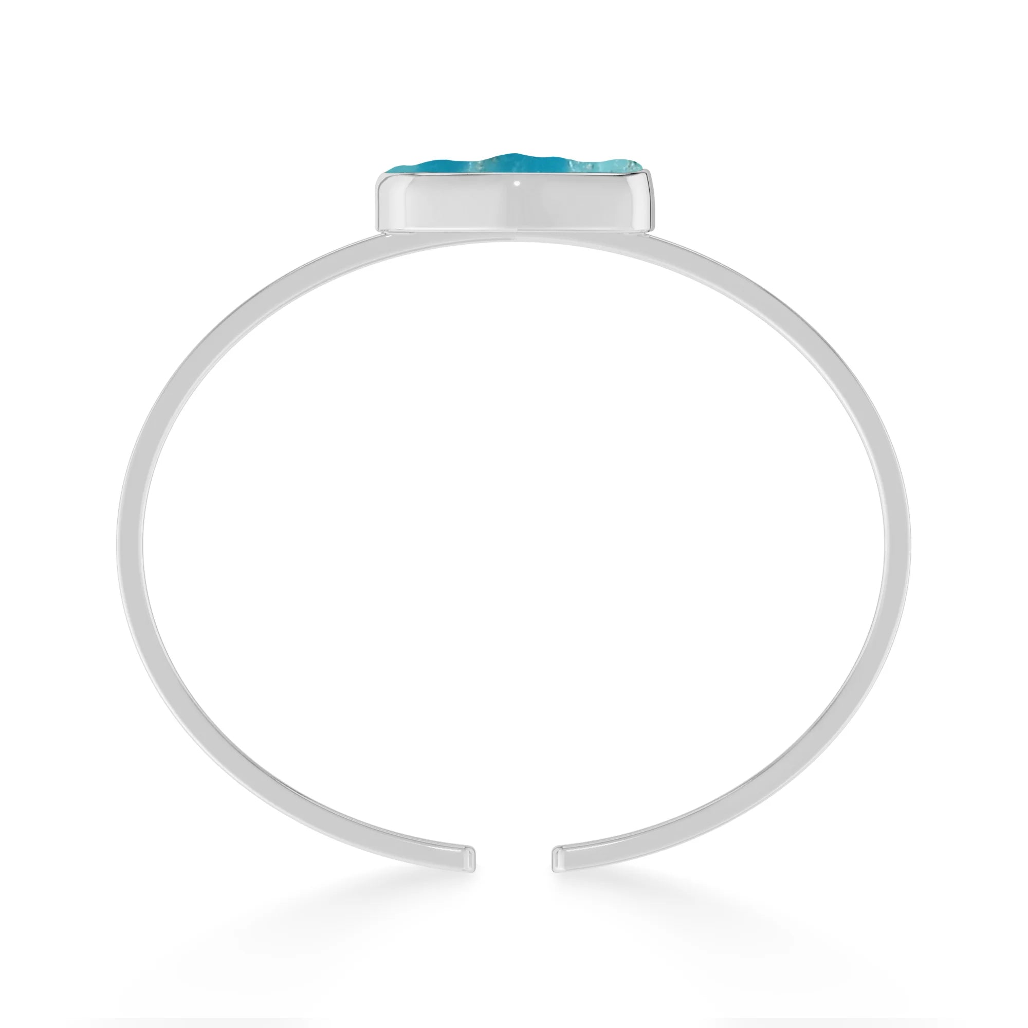 turquoise rough bracelet