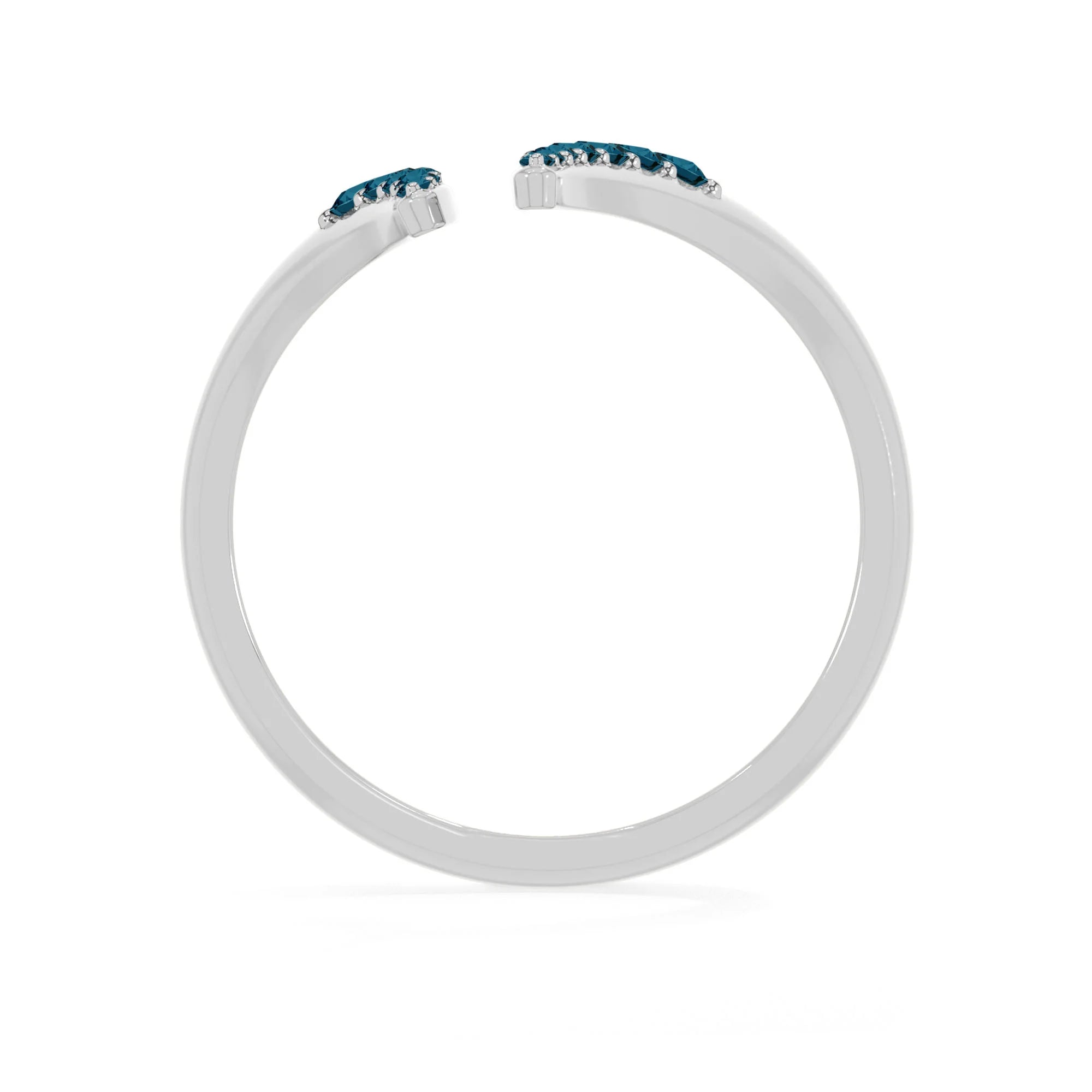 london blue topaz prong-set ring