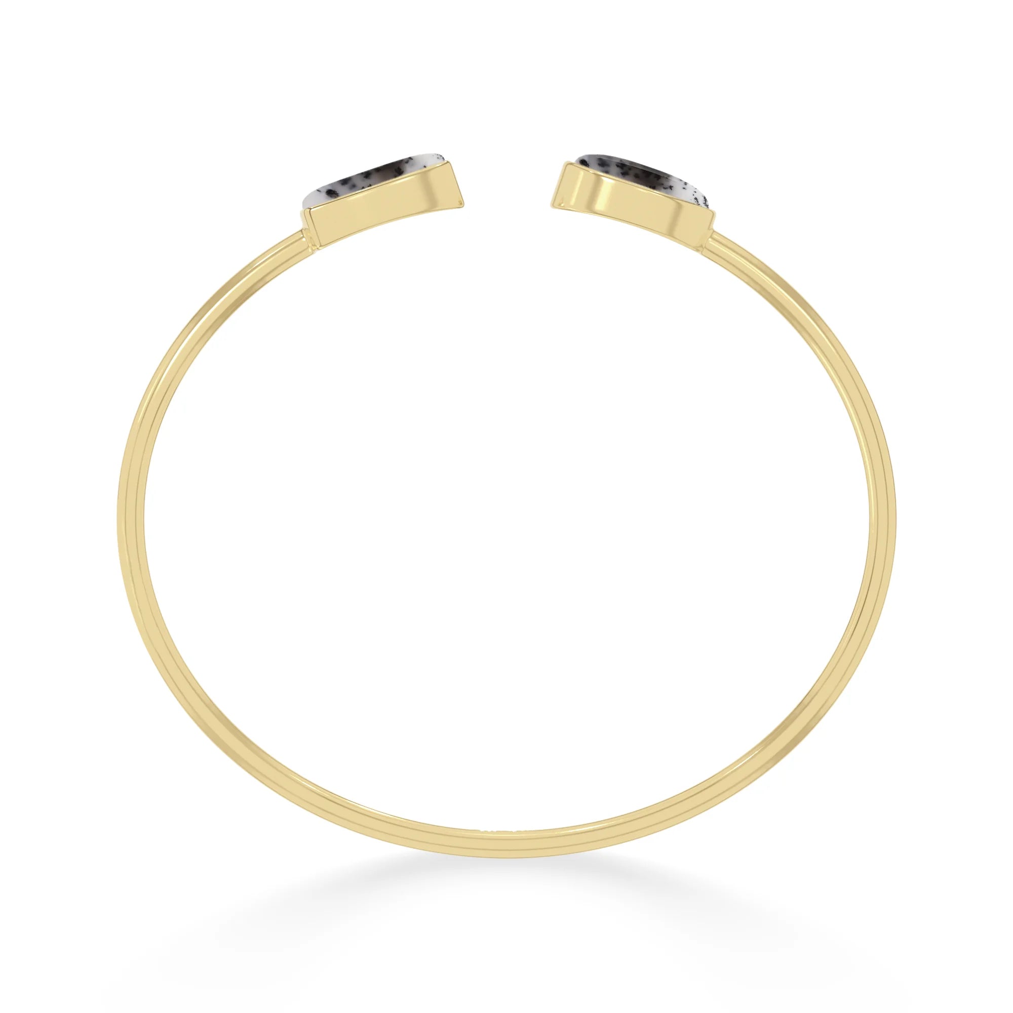 dendritic opal cab bracelet