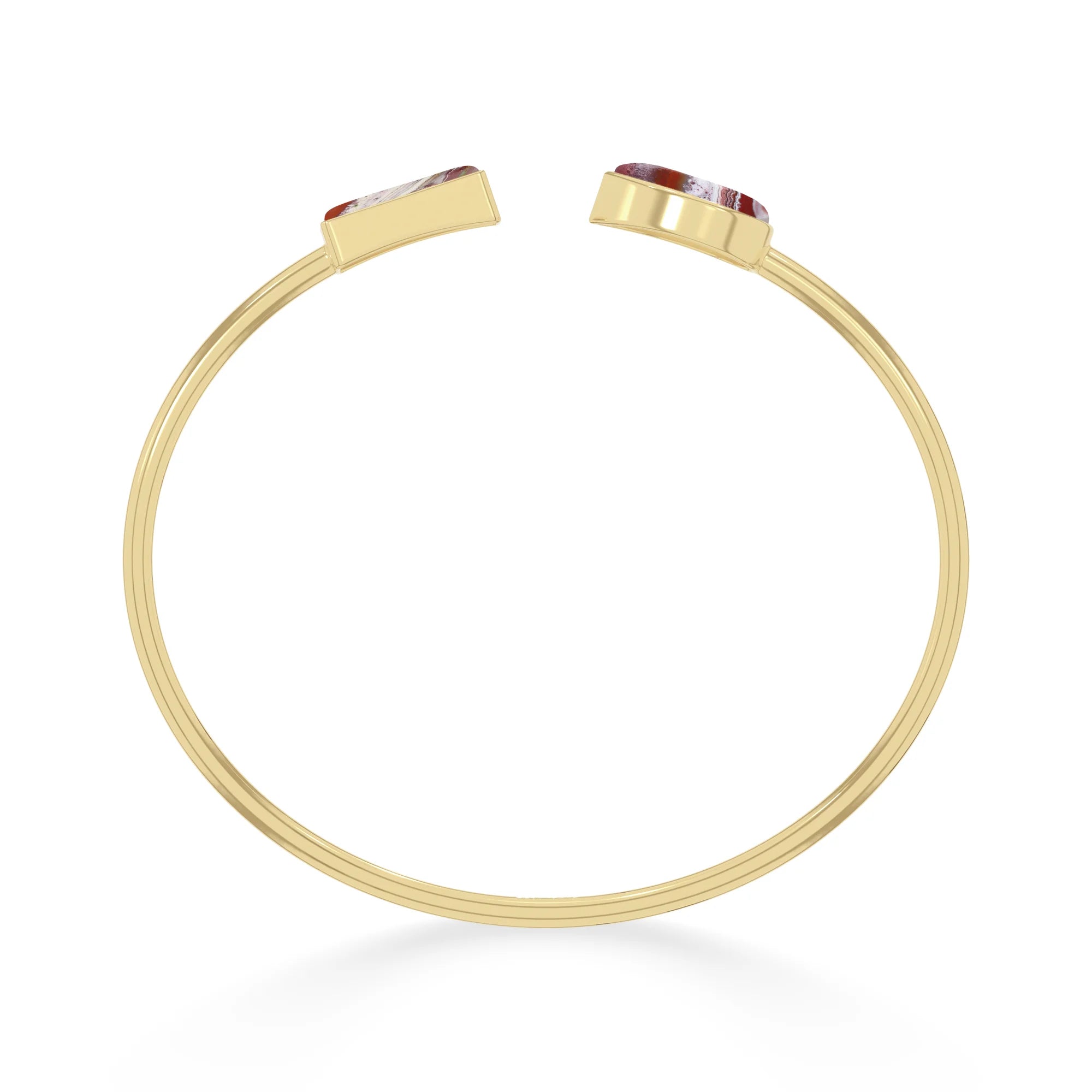 crazy lace agate cab bracelet