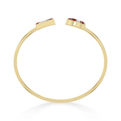 crazy lace agate cab bracelet