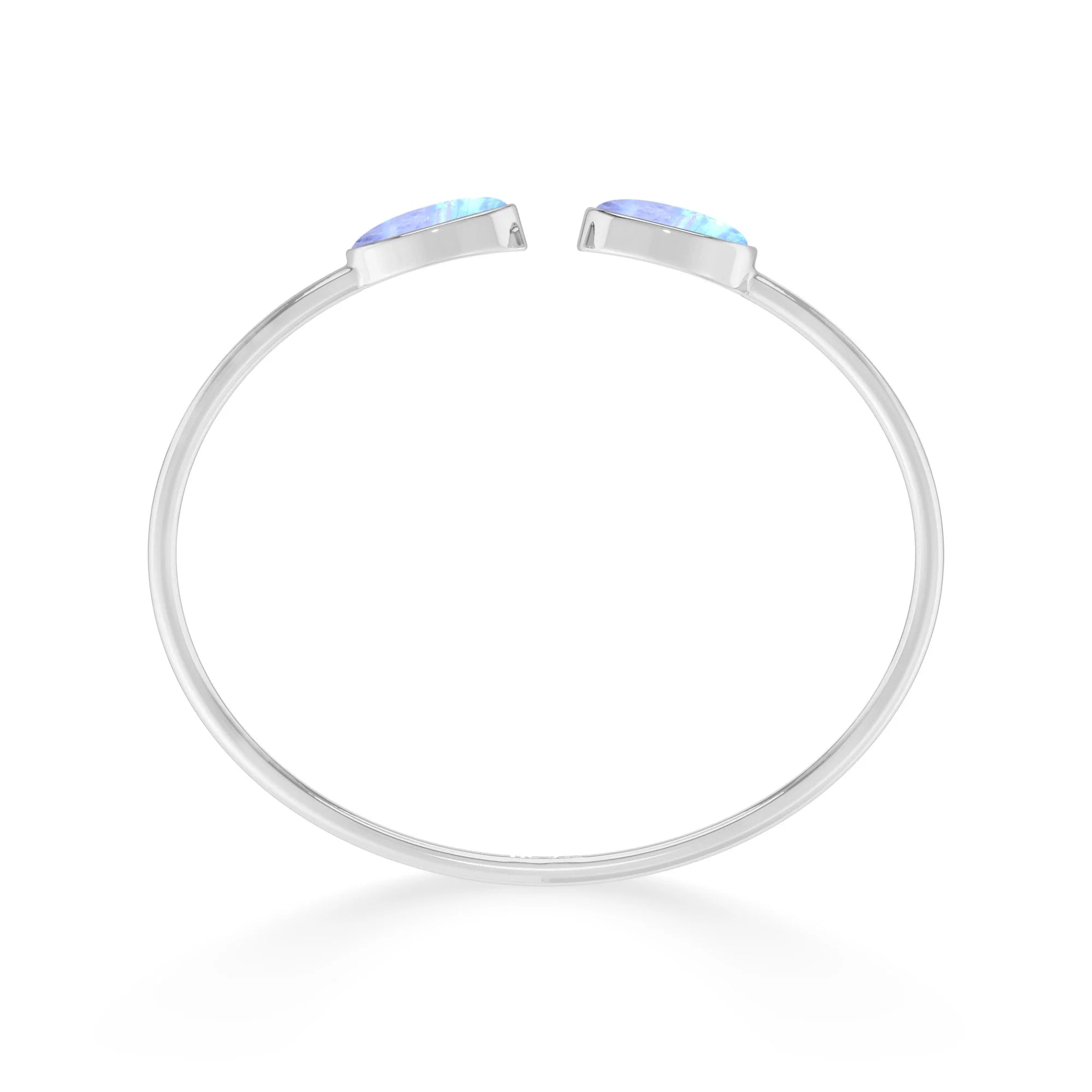 purple moonstone cab bracelet