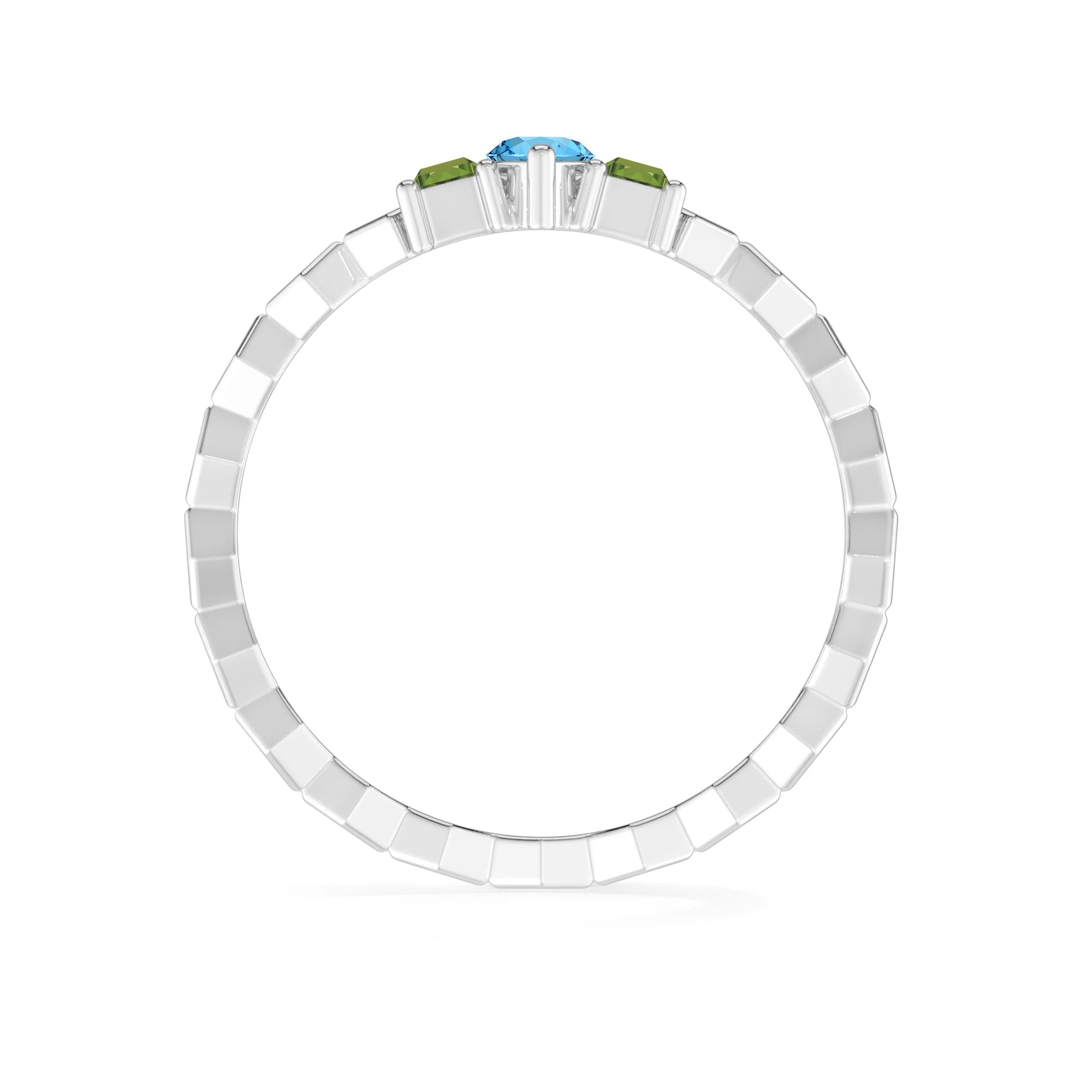 swiss blue topaz prong-set ring