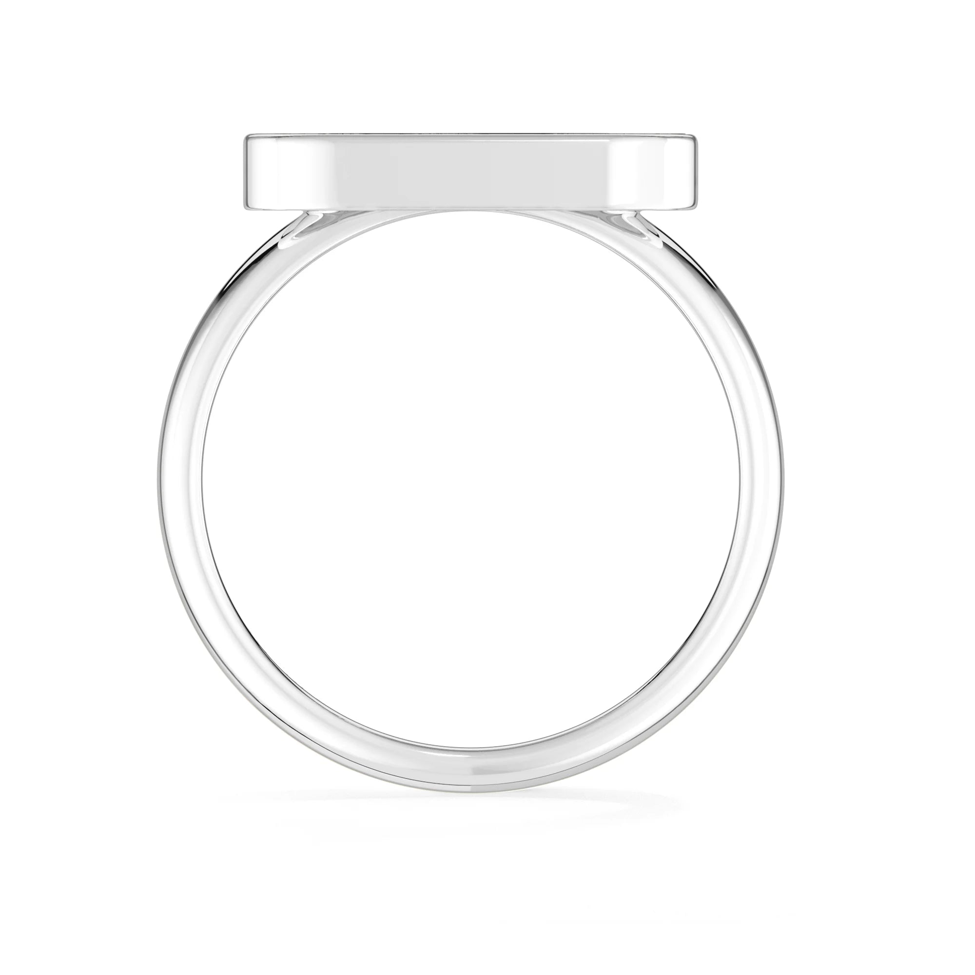 amethyst bezel-set ring