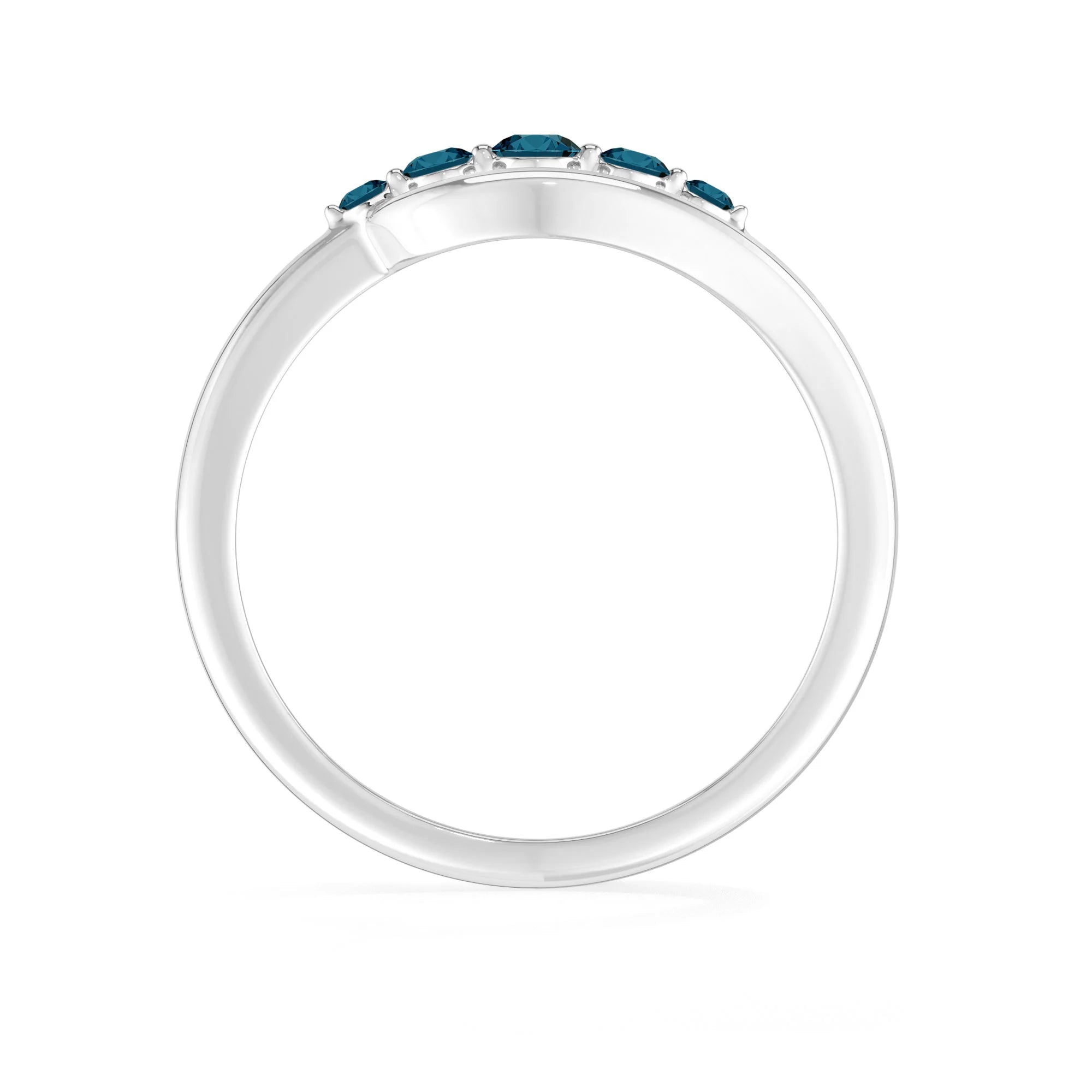 london blue topaz prong-set ring