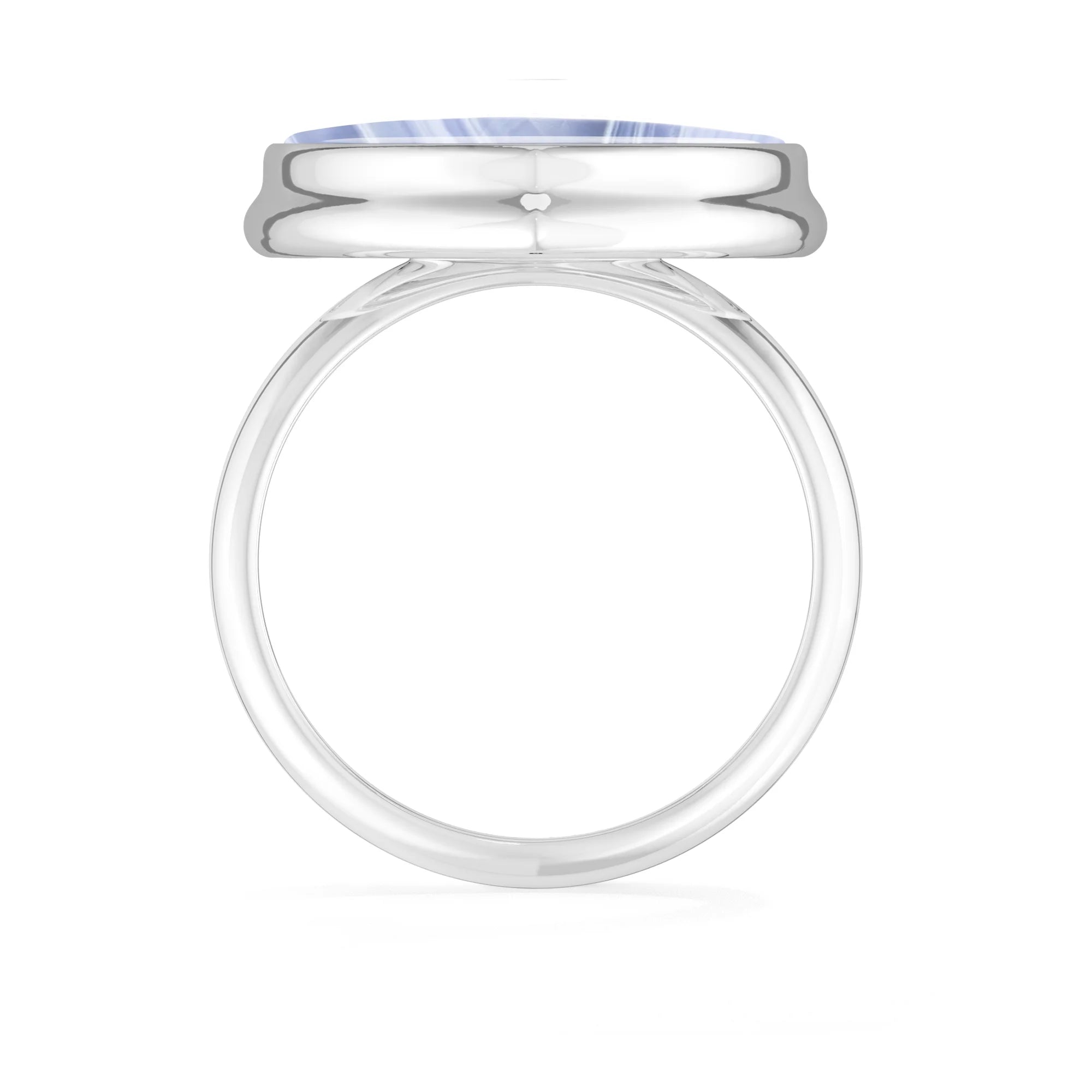 blue-lace-agate bezel-set ring