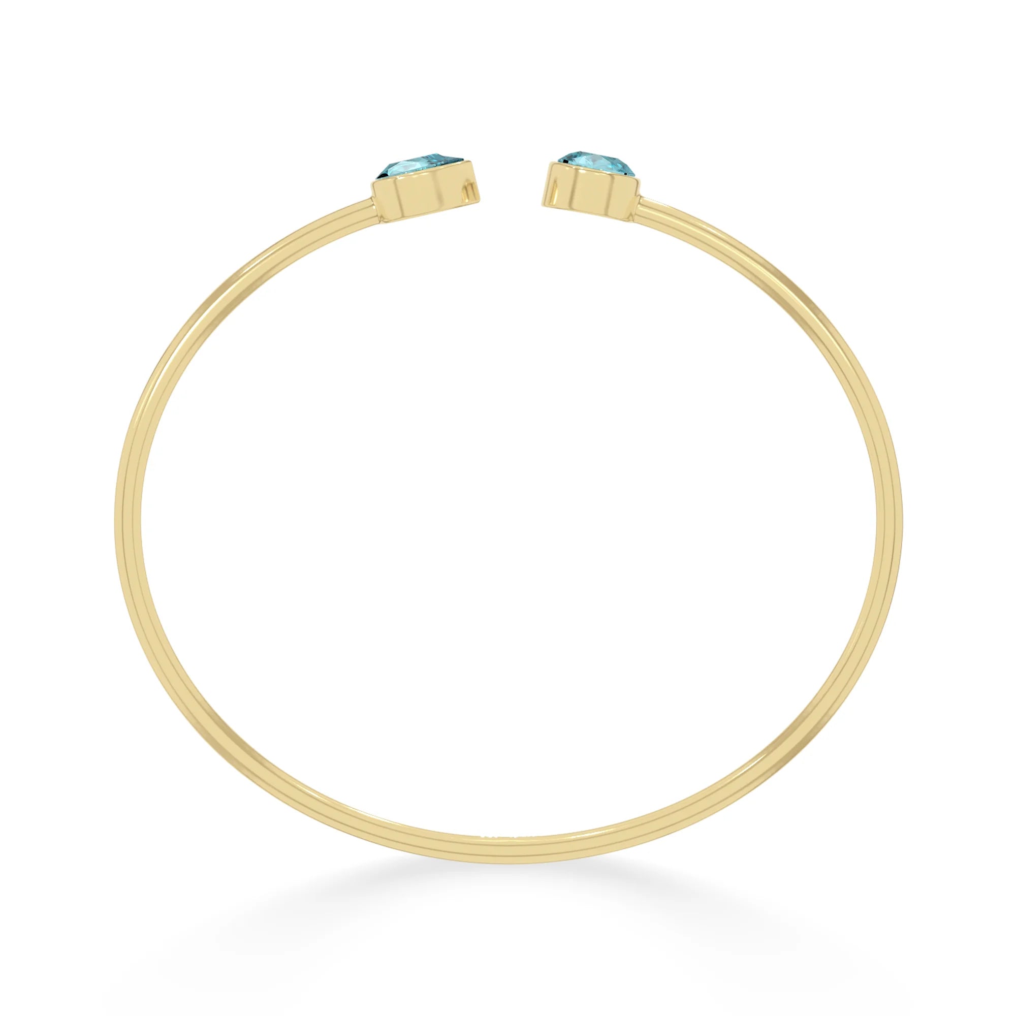 paraiba apatite cut bracelet