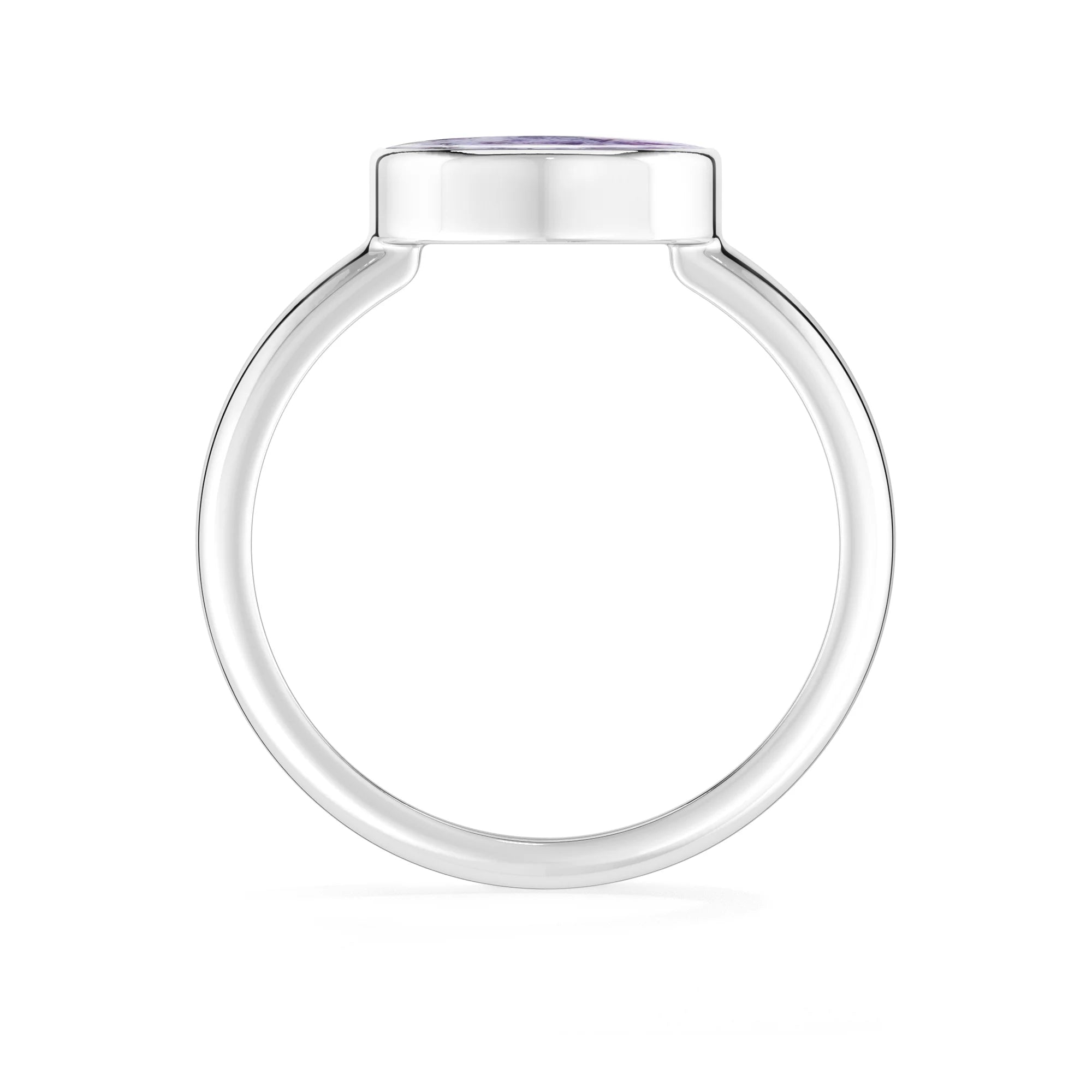 tiffany bezel-set ring