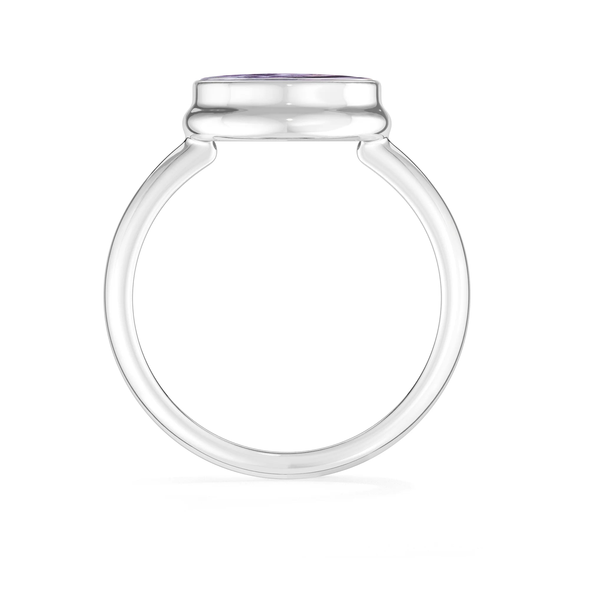 tiffany bezel-set ring
