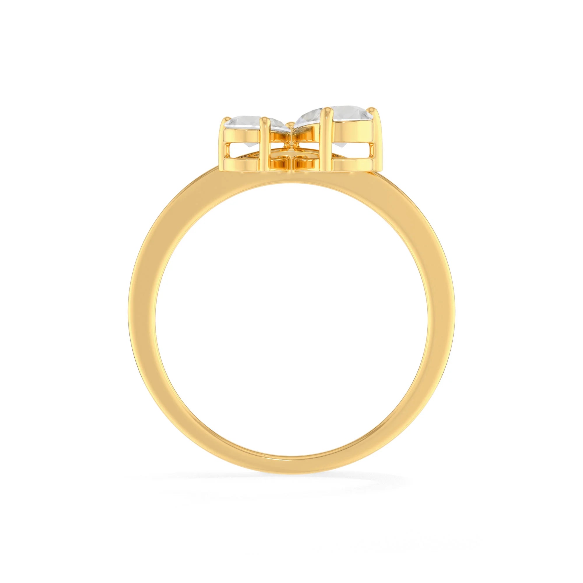 rainbow-moonstone prong-set ring