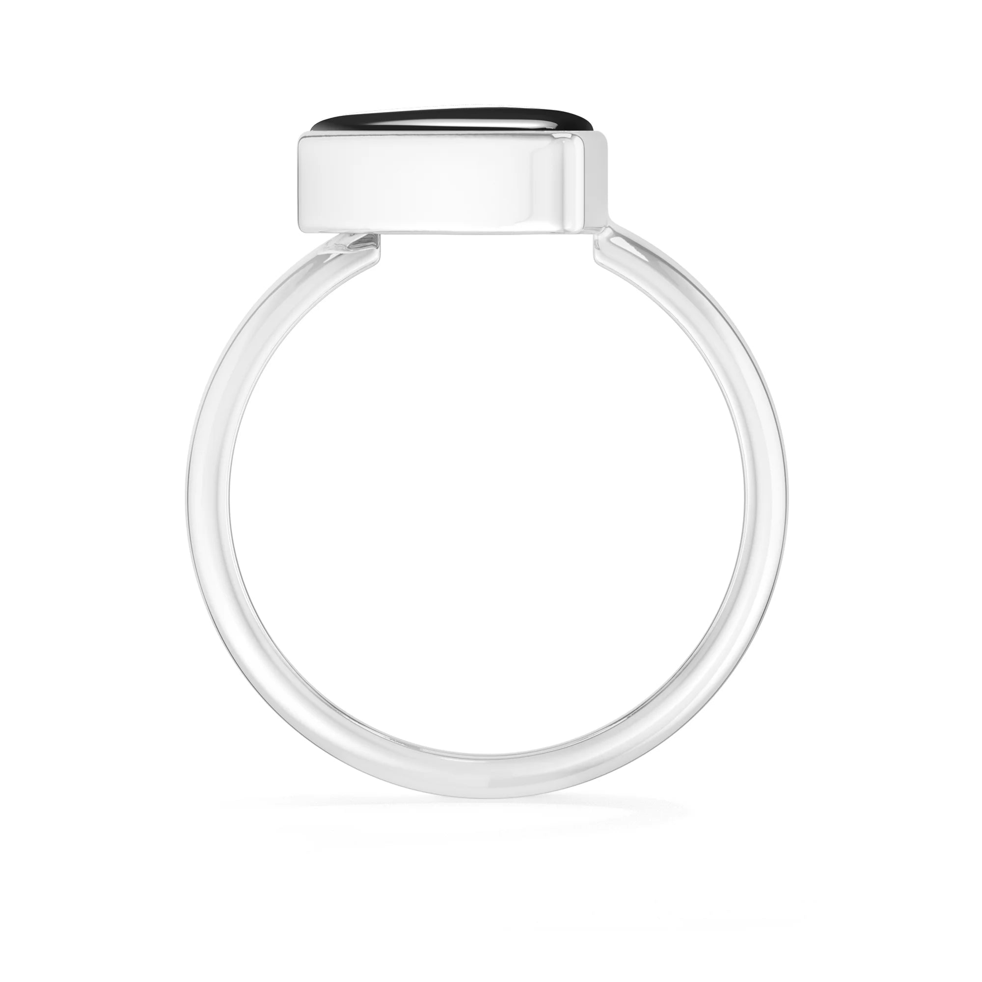 black-onyx bezel-set ring