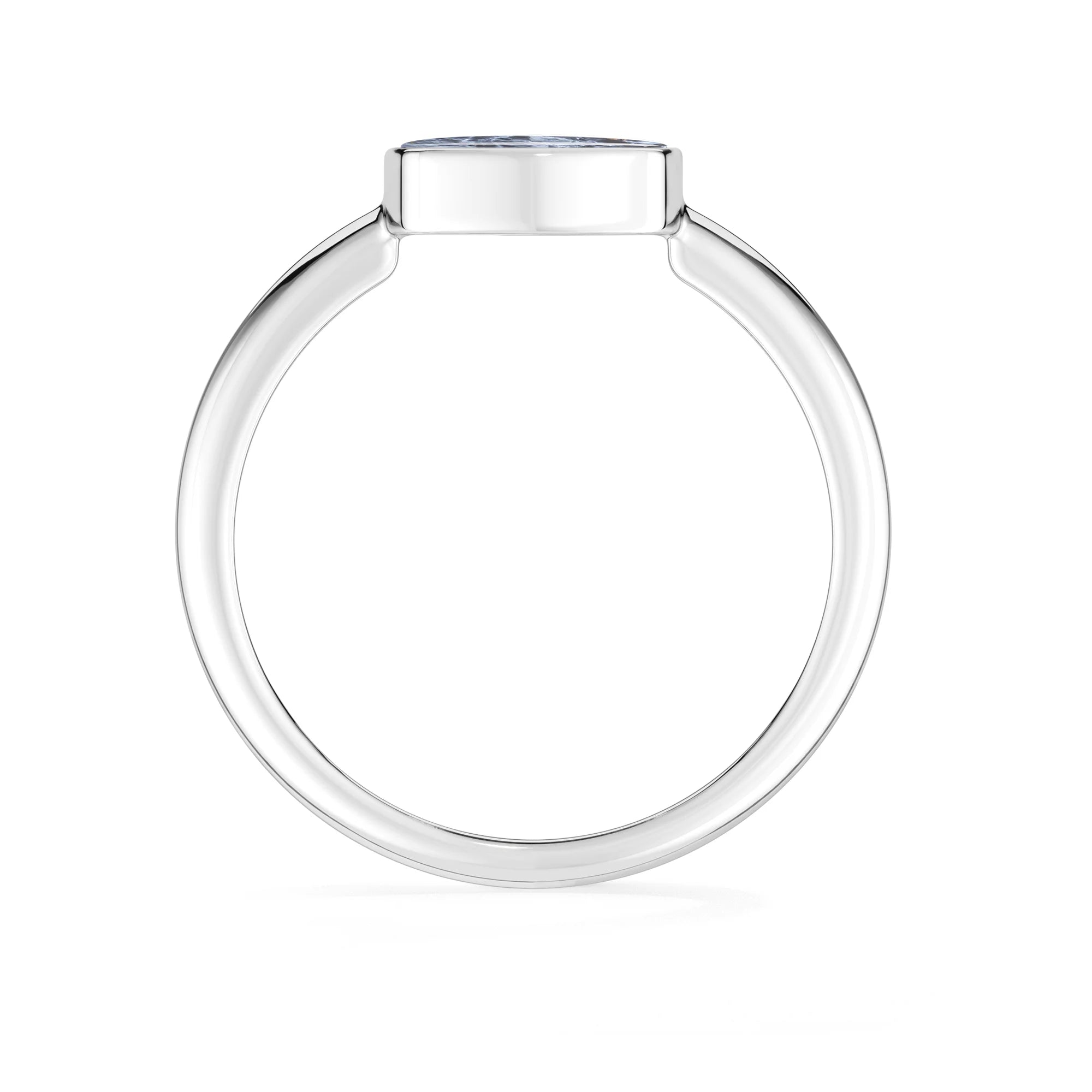 pietersite bezel-set ring