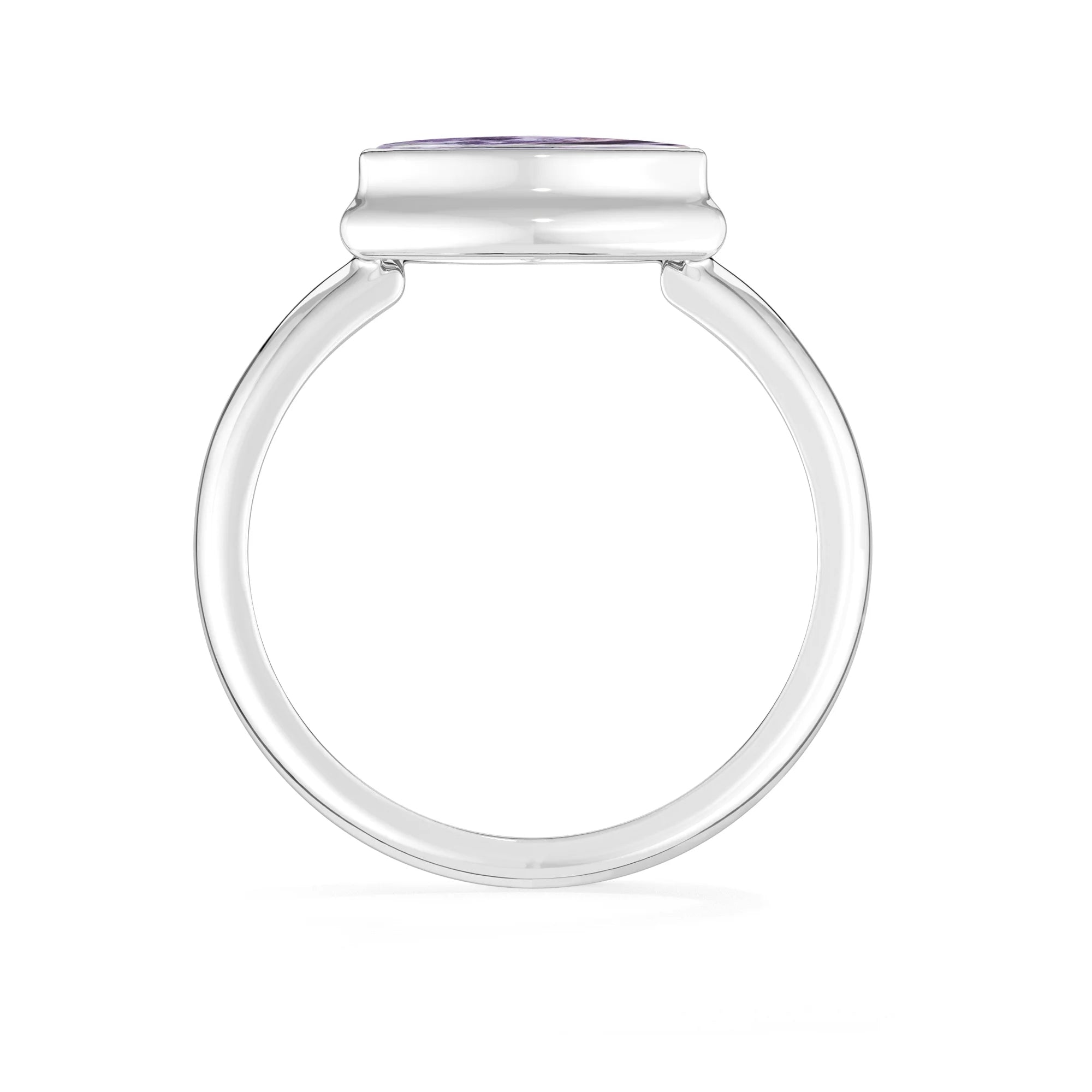 tiffany bezel-set ring