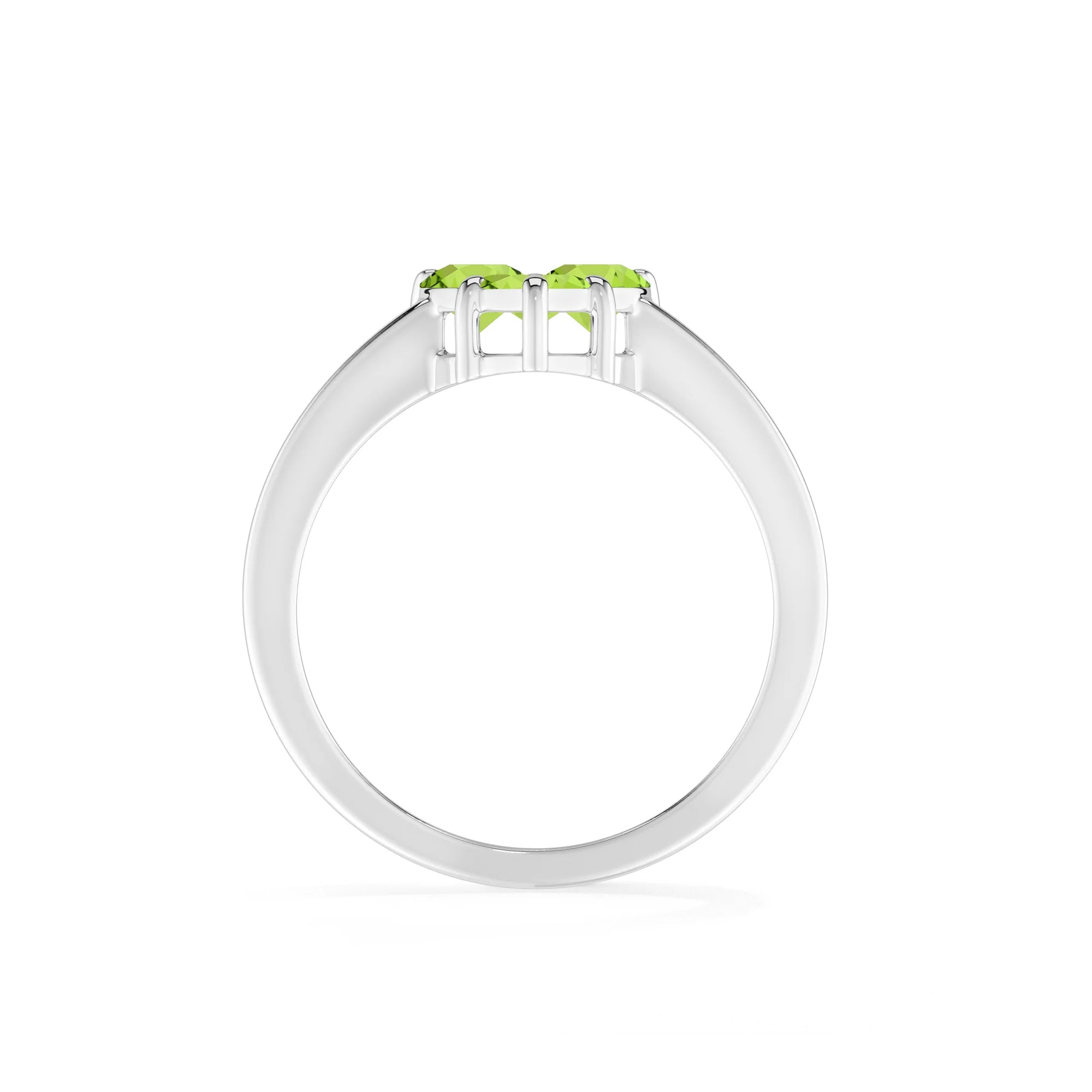 peridot prong-set ring
