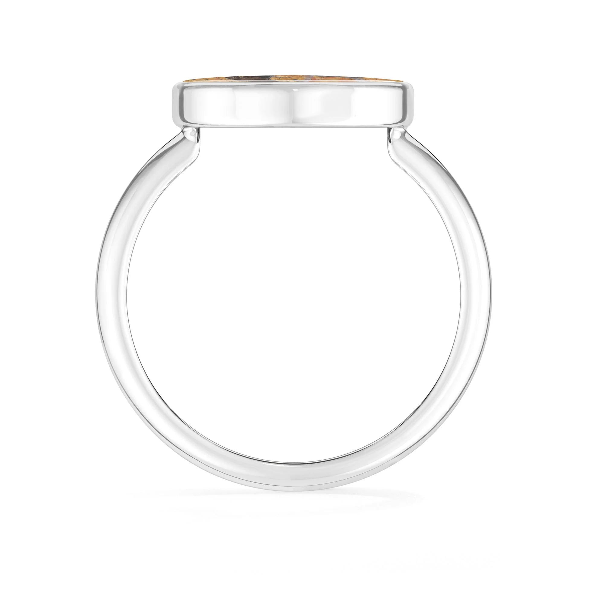malingano-jasper bezel-set ring