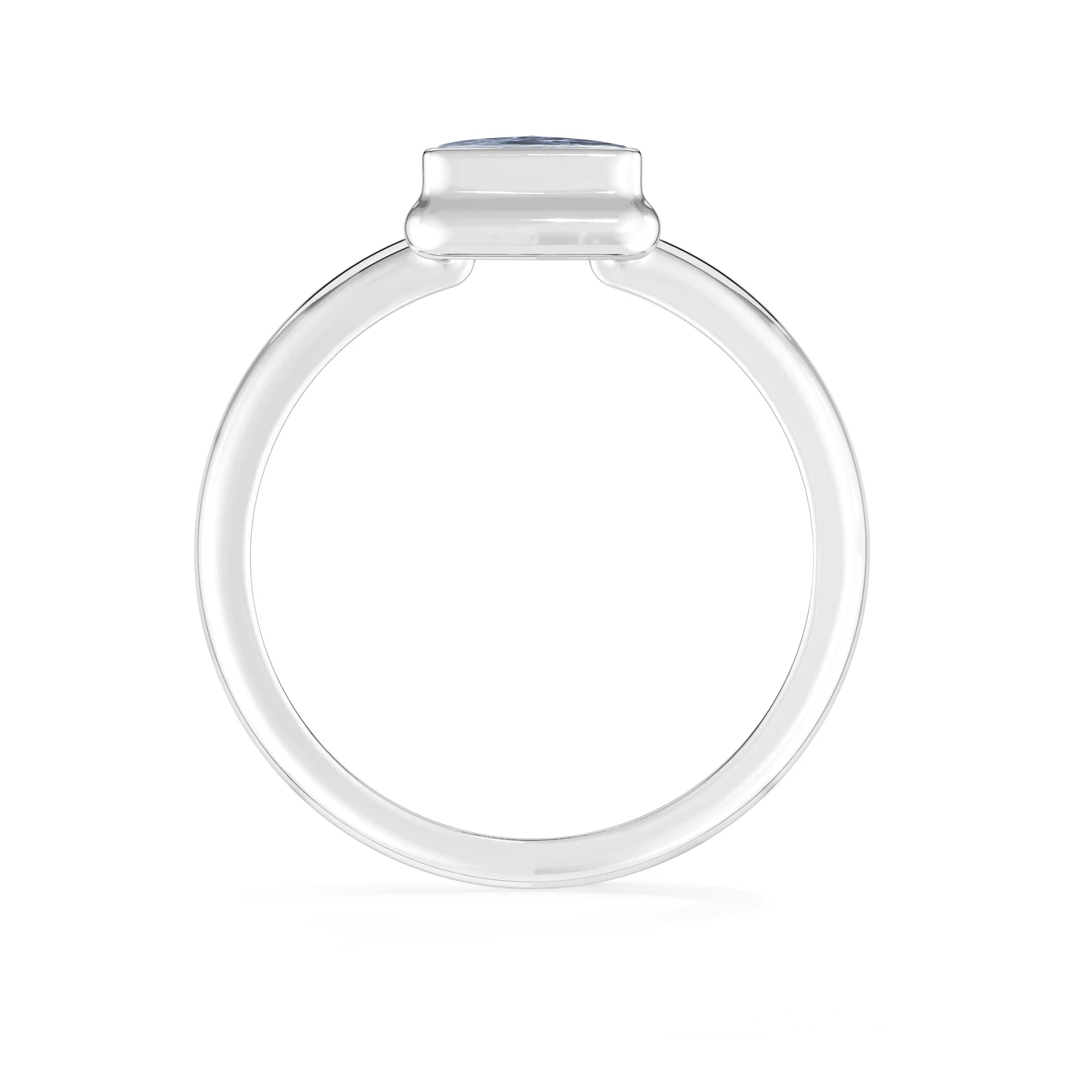 pietersite bezel-set ring