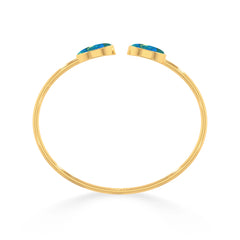 peruvian opal cab bracelet