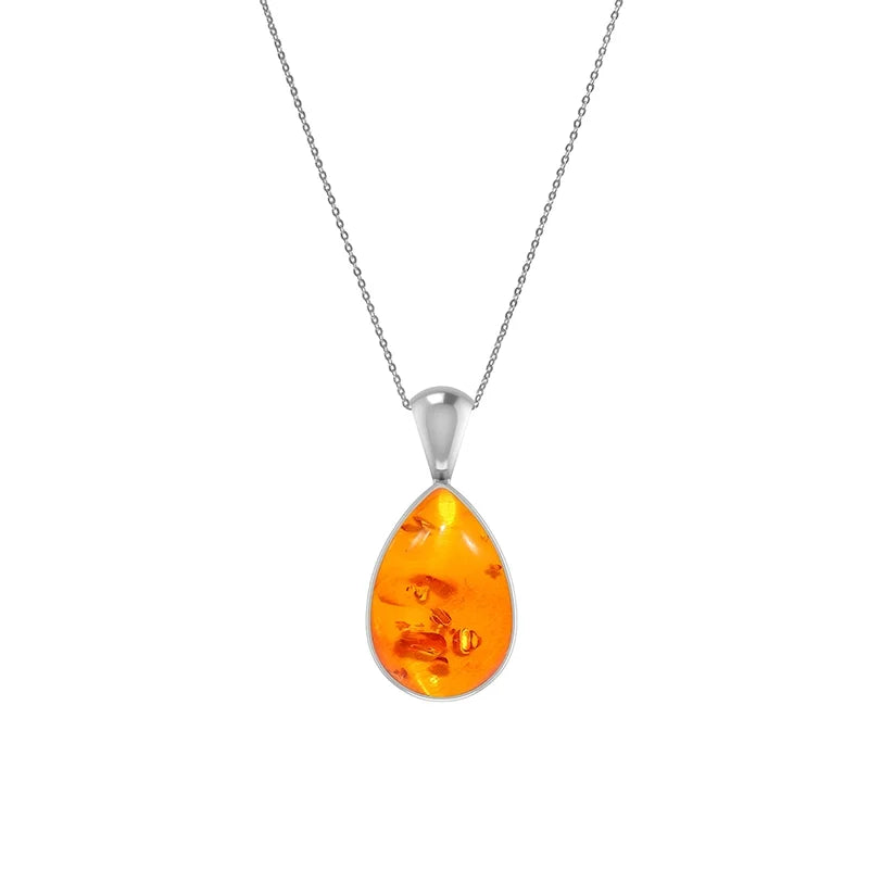 amber pendant