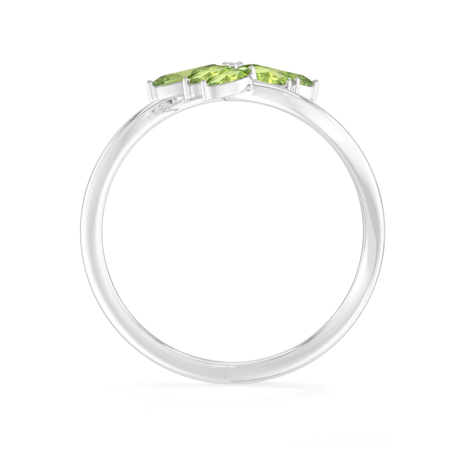 peridot prong-set ring