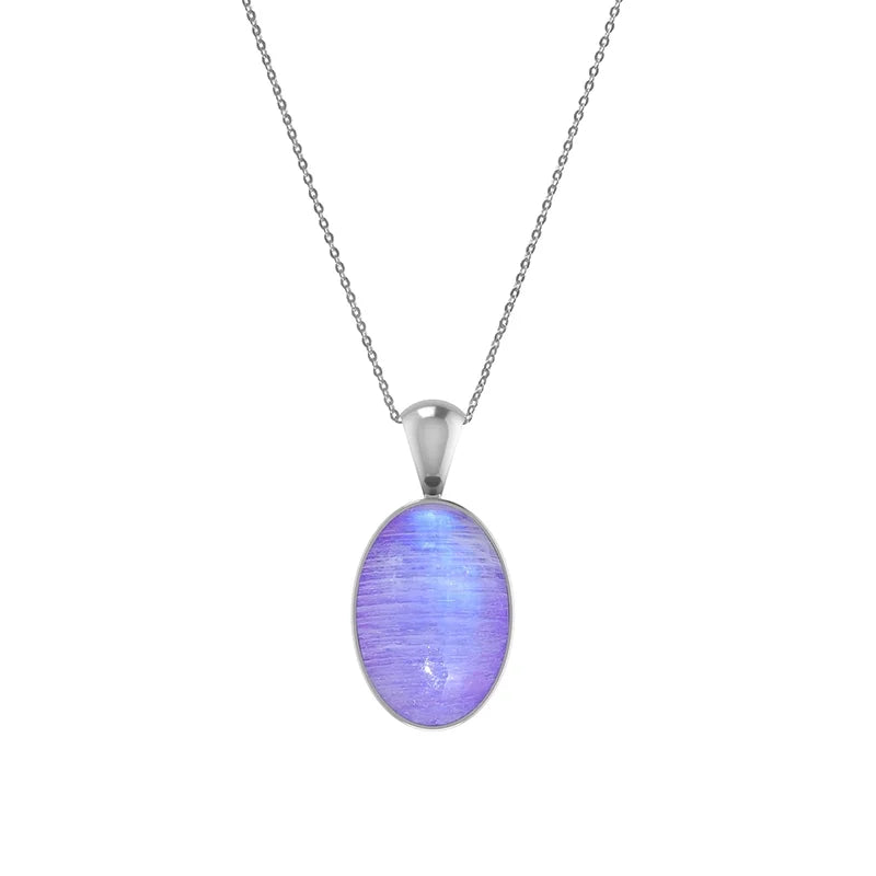 purple moonstone pendant