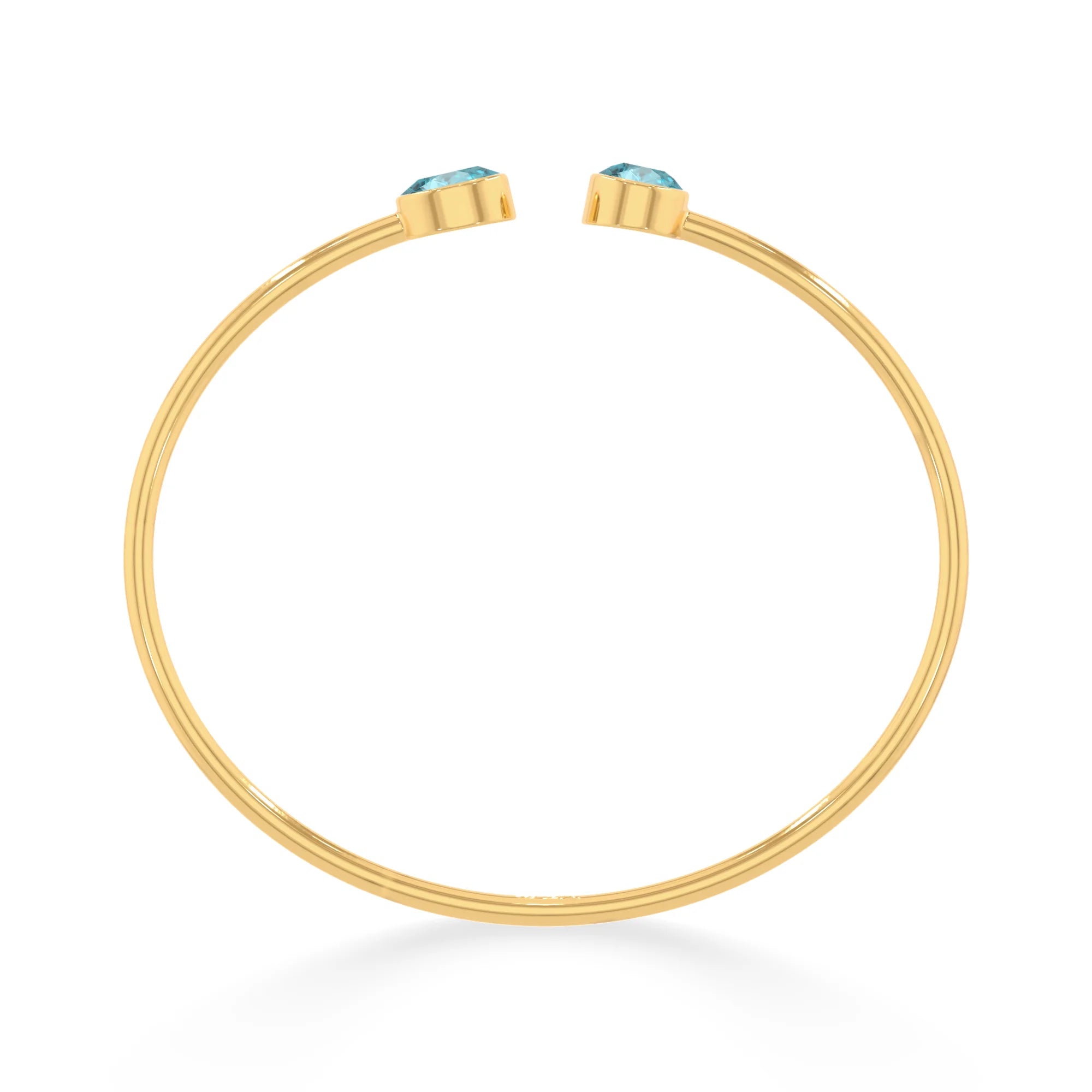 paraiba apatite cut bracelet