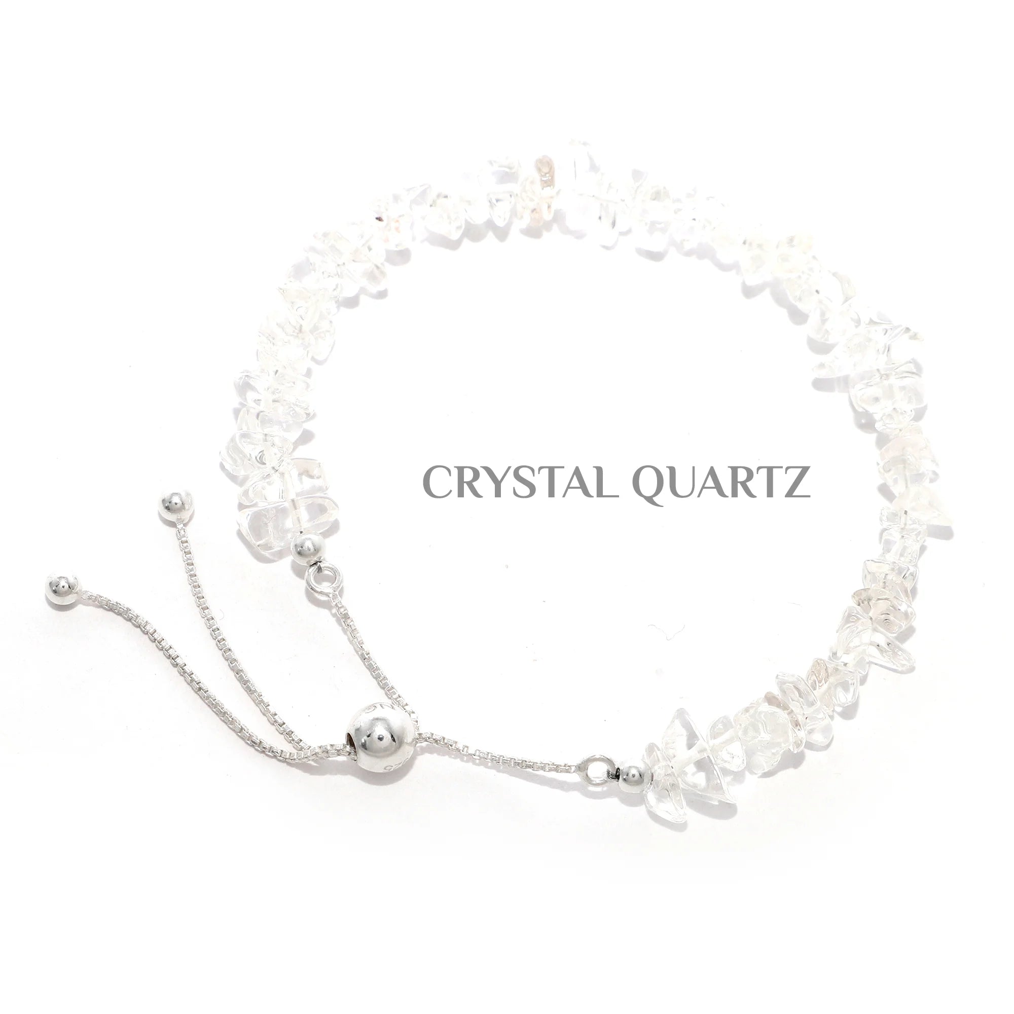 crystal rough bracelet