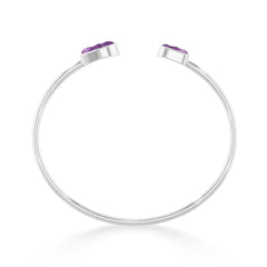 amethyst twister bracelet