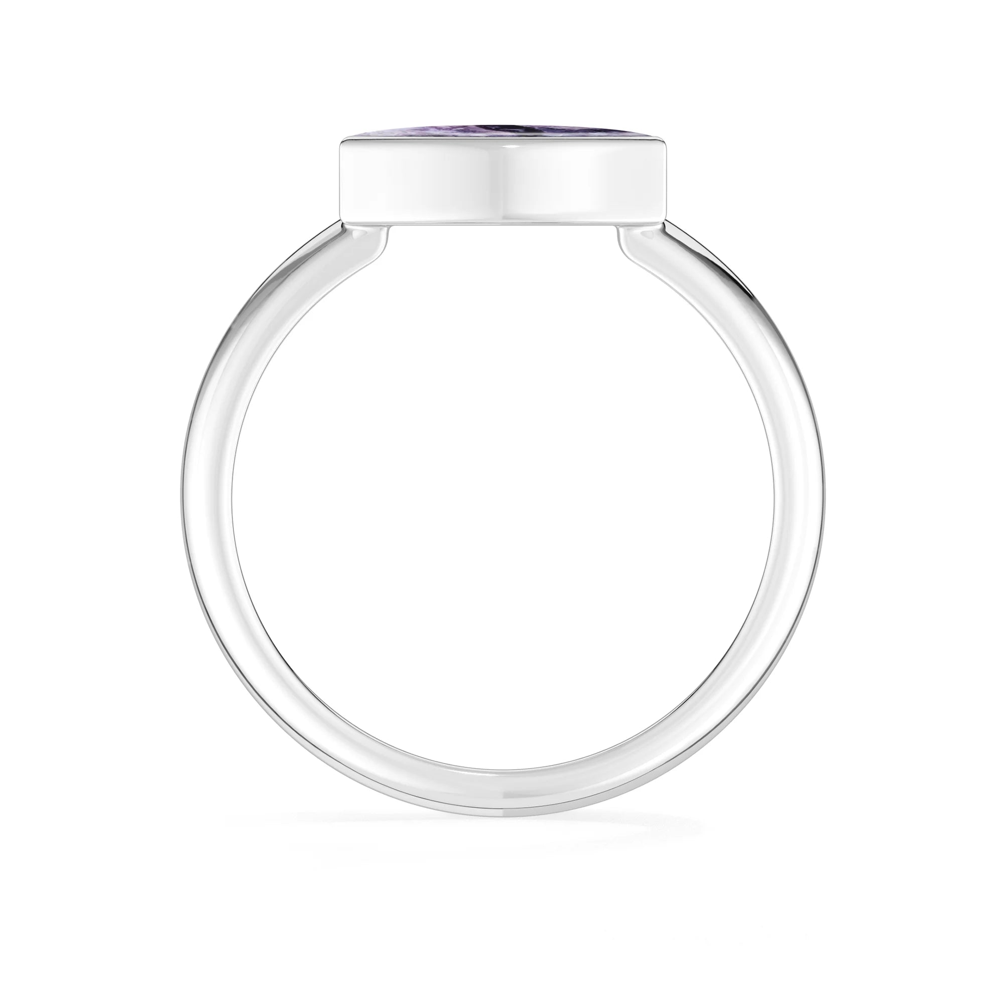 tiffany bezel-set ring