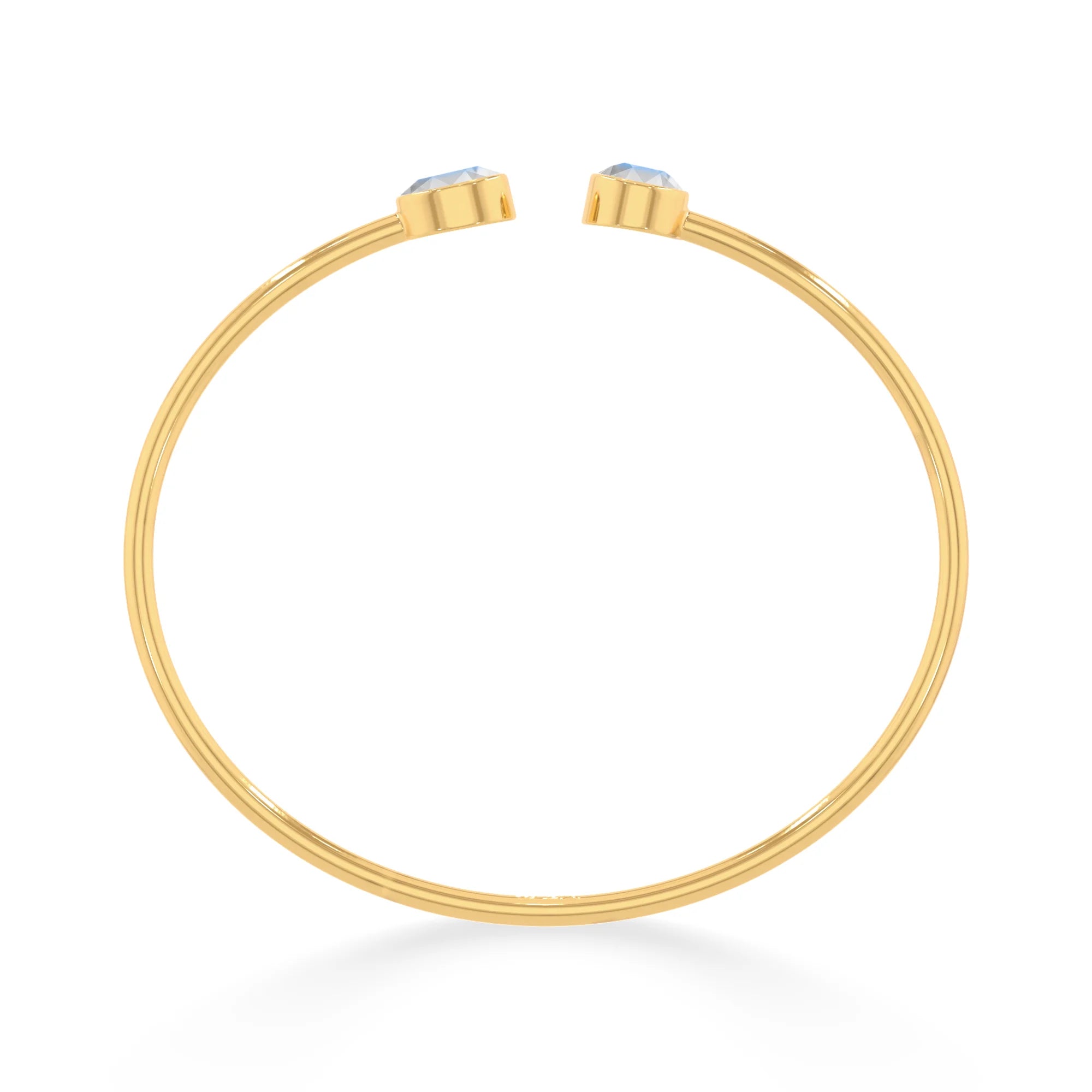 rainbow moonstone cut bracelet