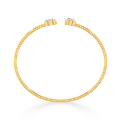 rainbow moonstone cut bracelet
