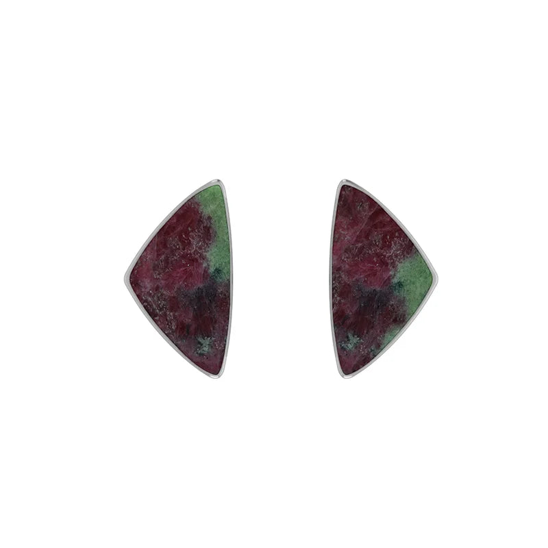 ruby zoisite earrings