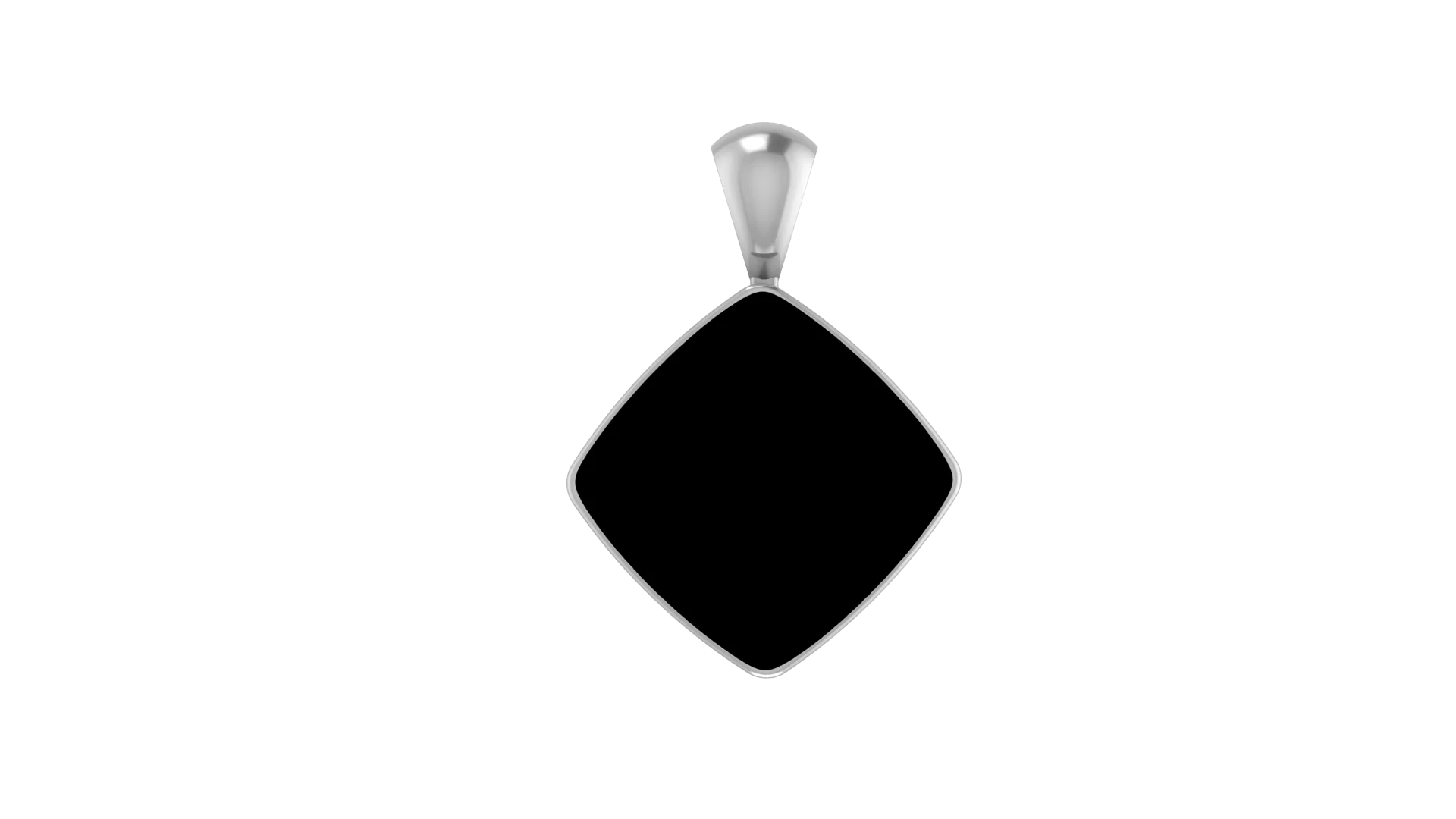 black onyx pendant