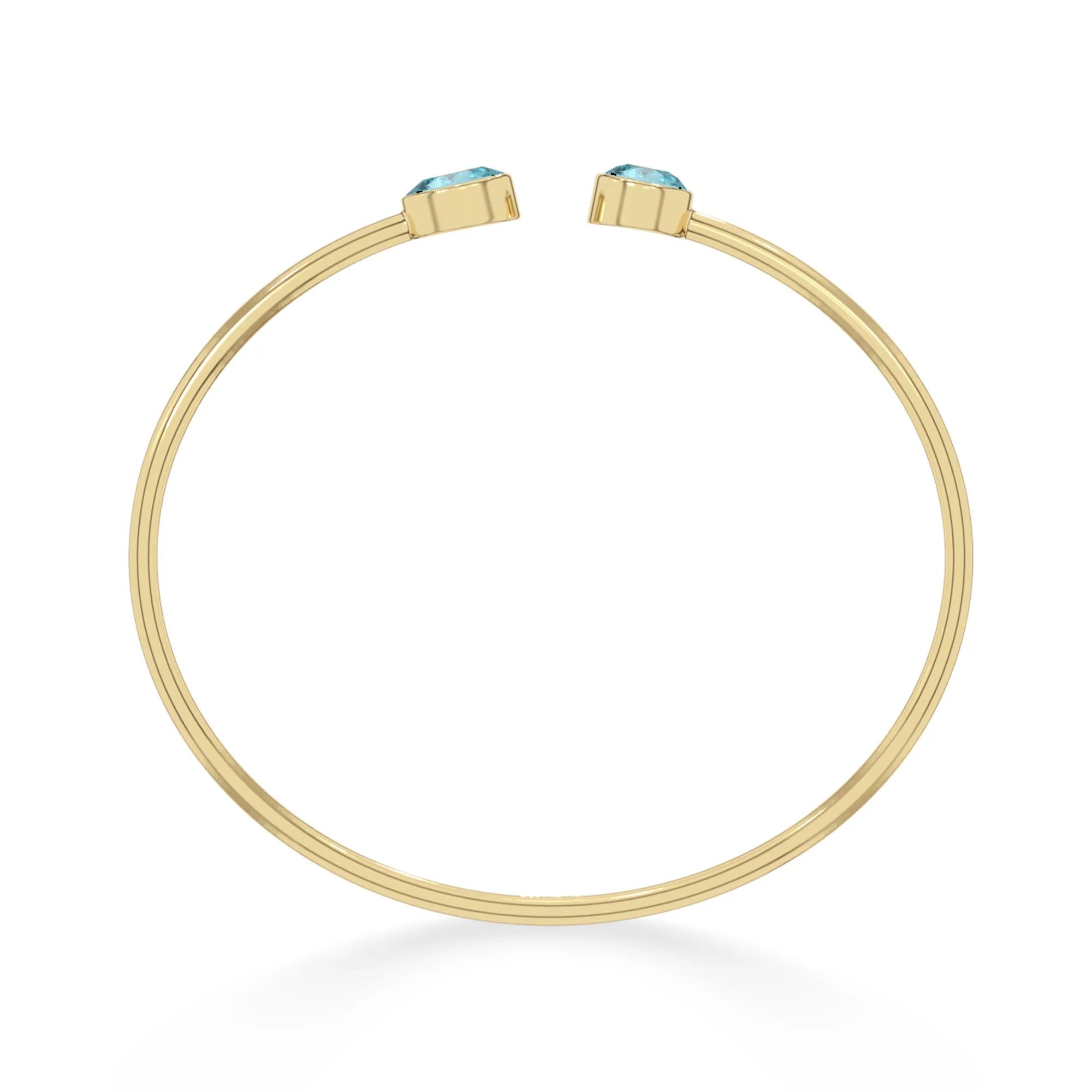 paraiba apatite cut bracelet