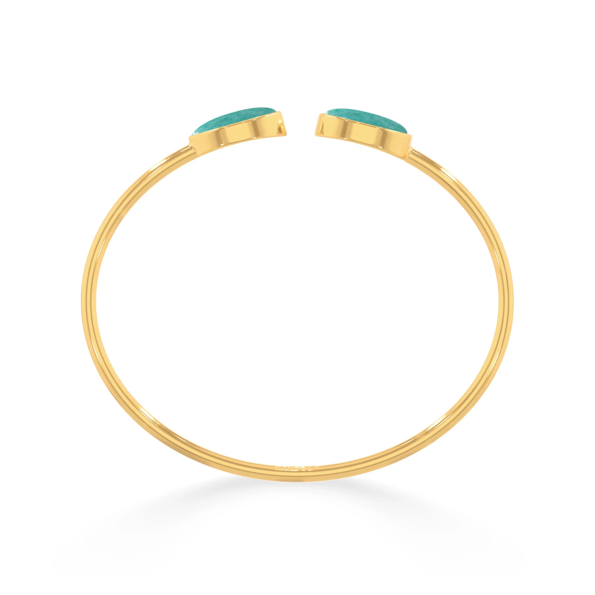 amazonite cab bracelet