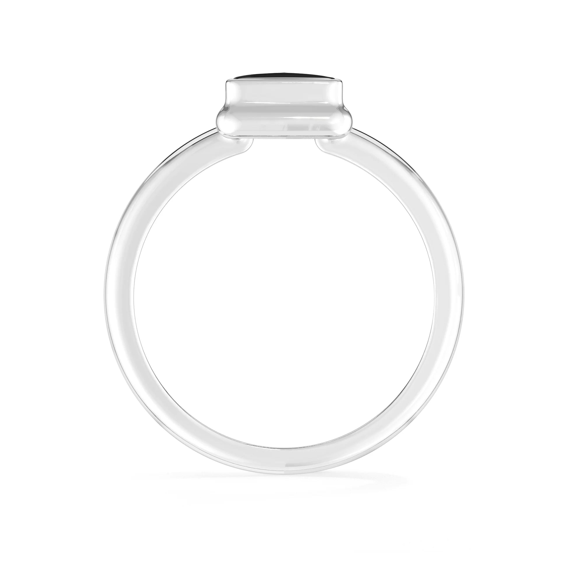 black-onyx bezel-set ring