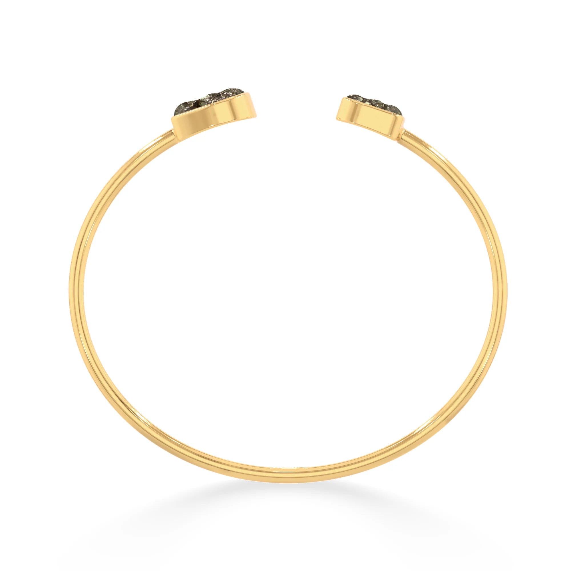 pyrite twister bracelet