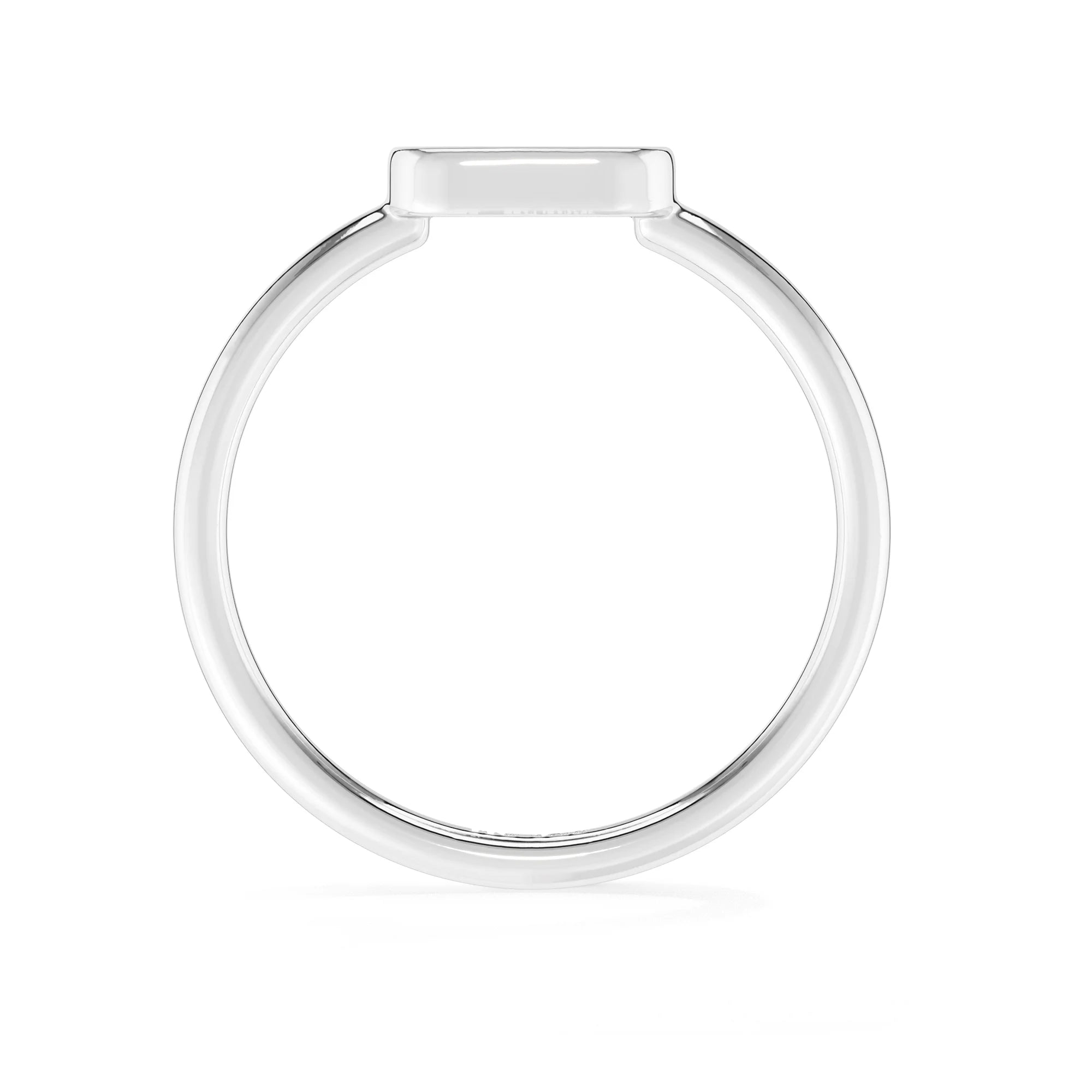 bumble bee stackable bezel-set ring