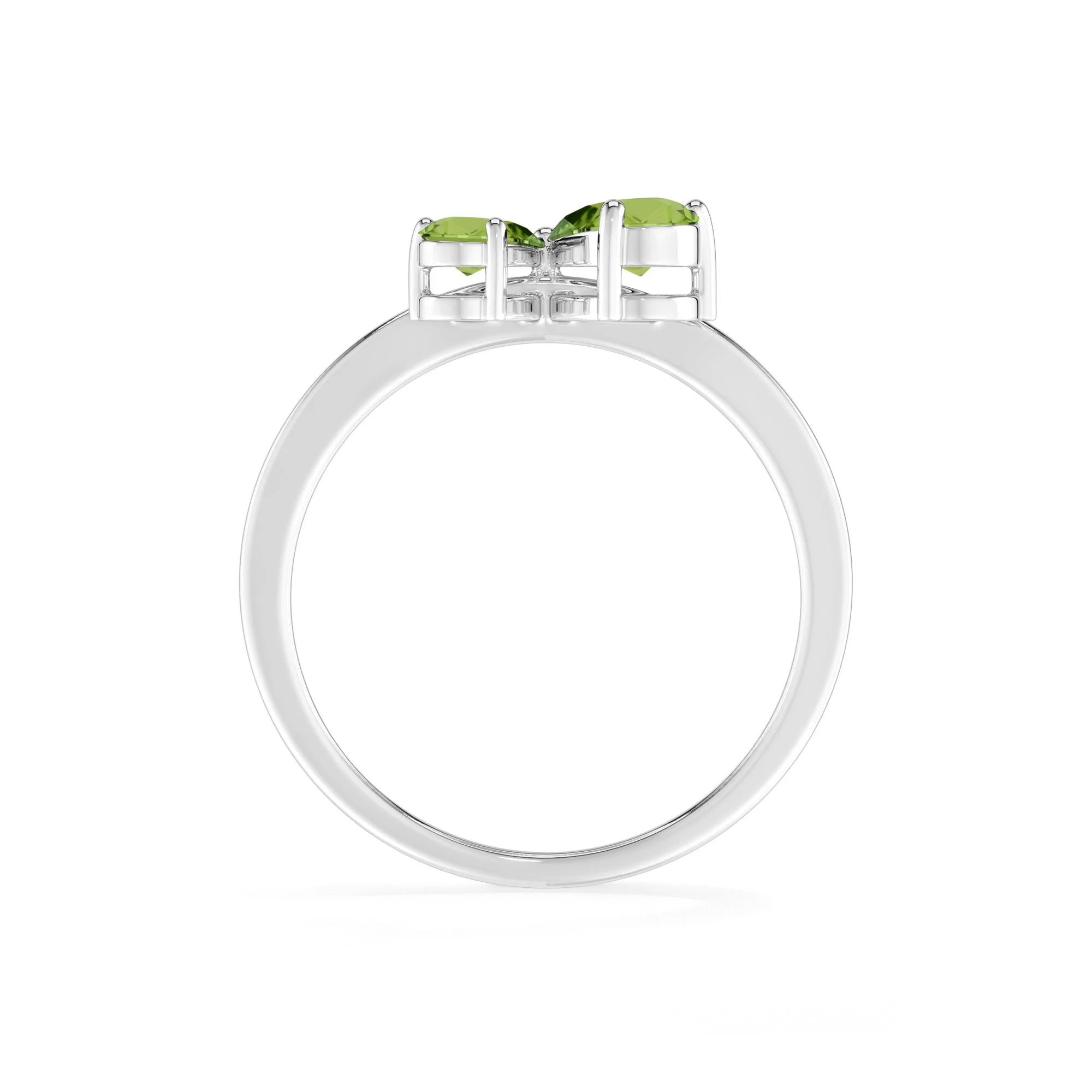peridot prong-set ring