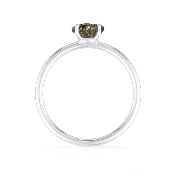 pyrite stackable prong-set ring